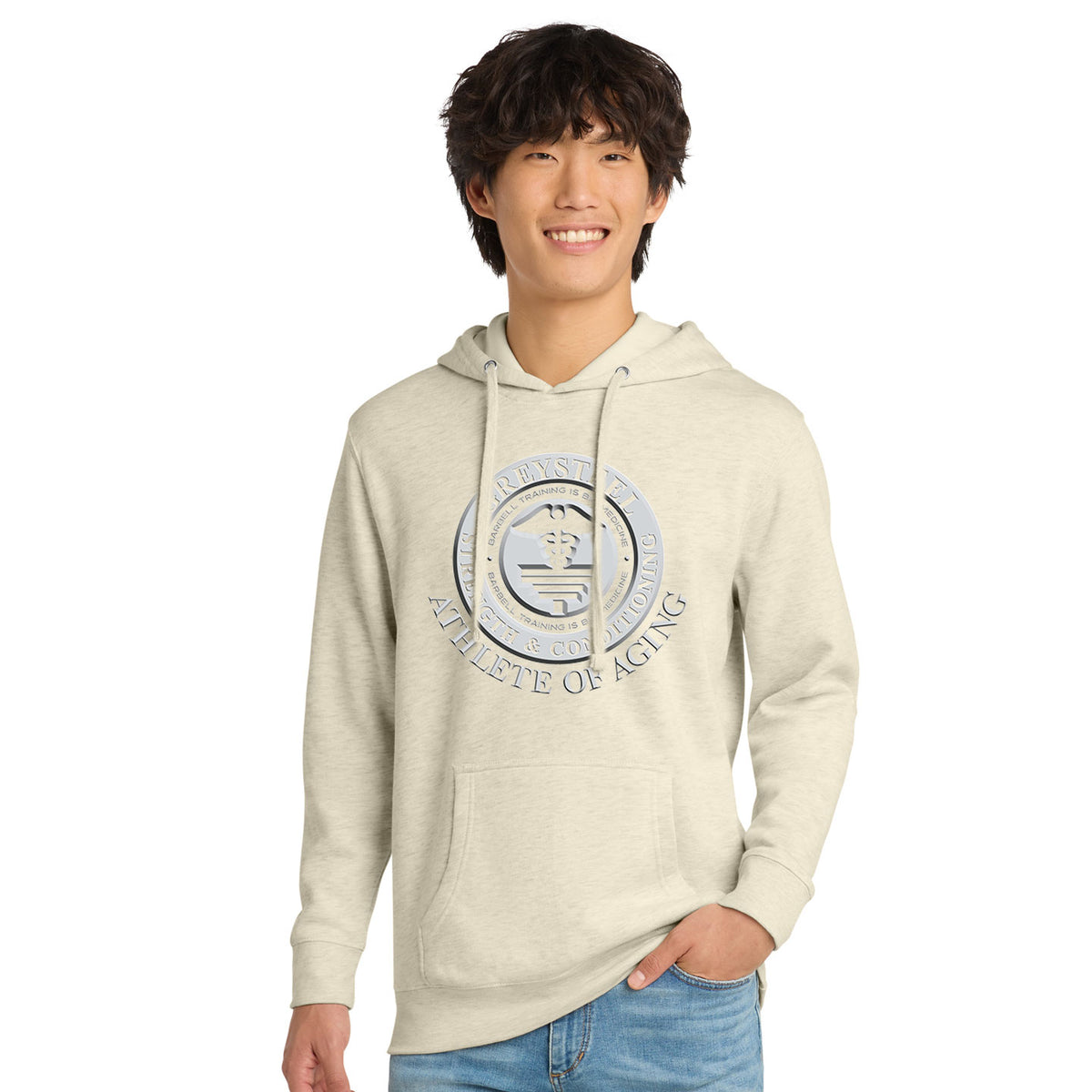 Greysteel - Athlete of Aging Unisex District VIT Fleece Pullover Hoodie