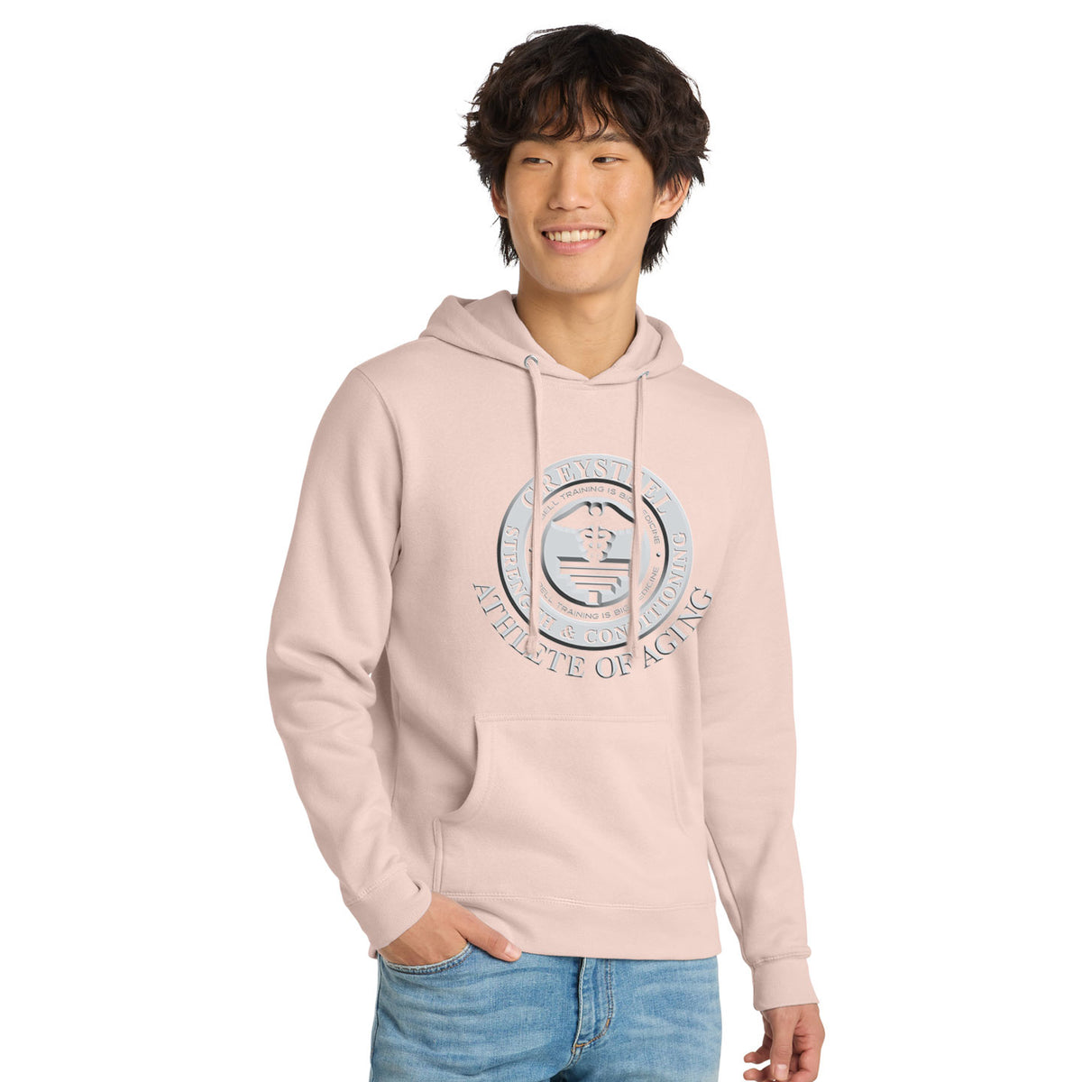 Greysteel - Athlete of Aging Unisex District VIT Fleece Pullover Hoodie