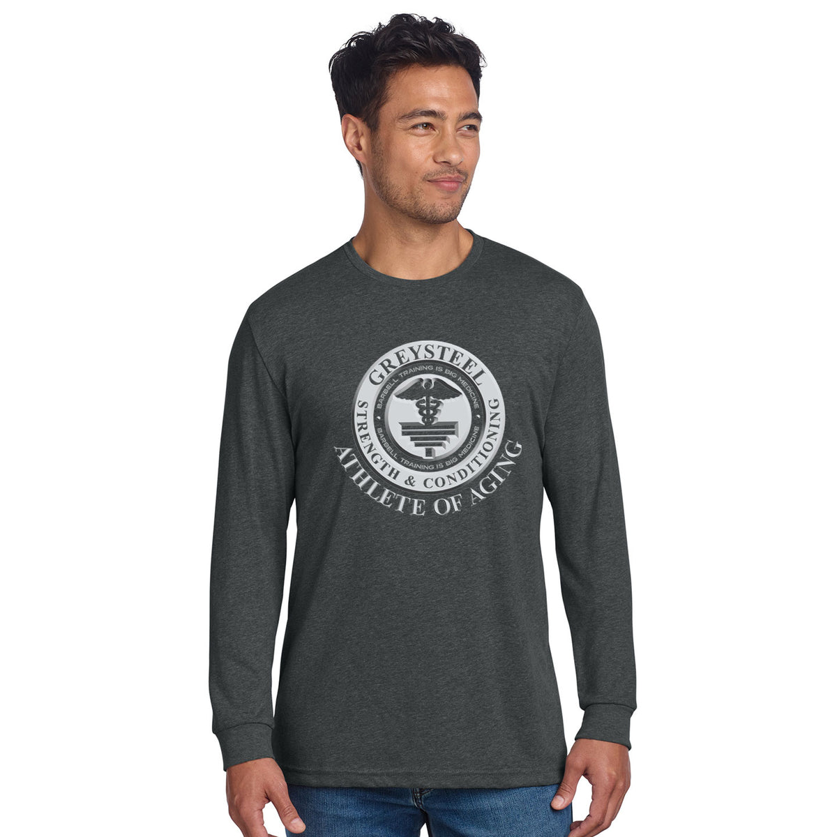 Greysteel - Athlete of Aging Unisex Next Level Blend Long Sleeve