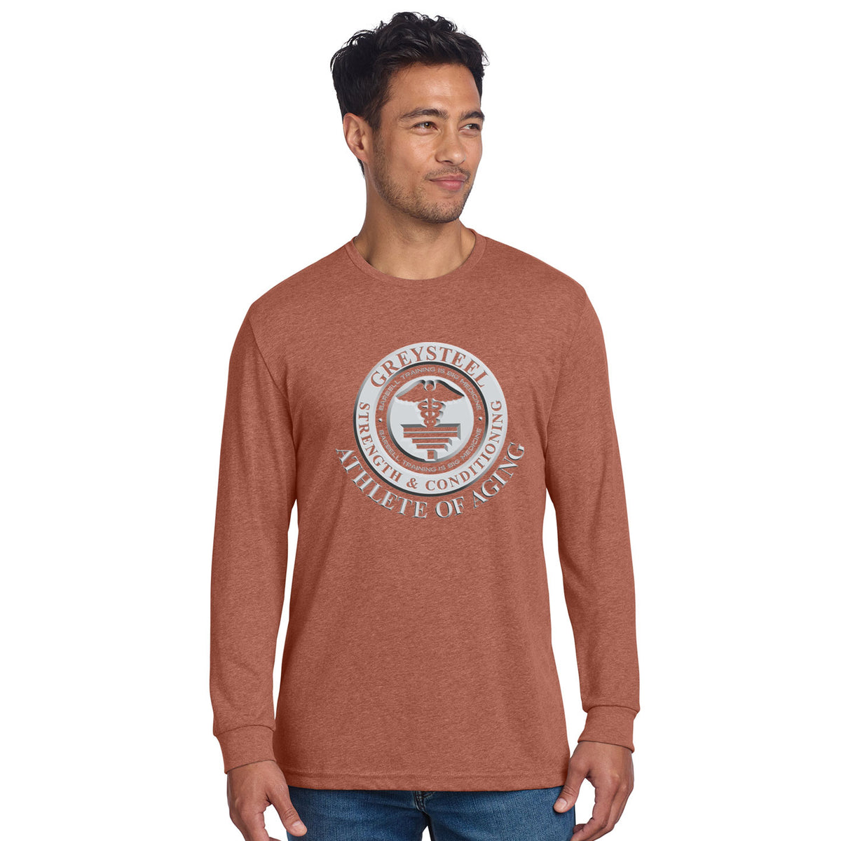 Greysteel - Athlete of Aging Unisex Next Level Blend Long Sleeve