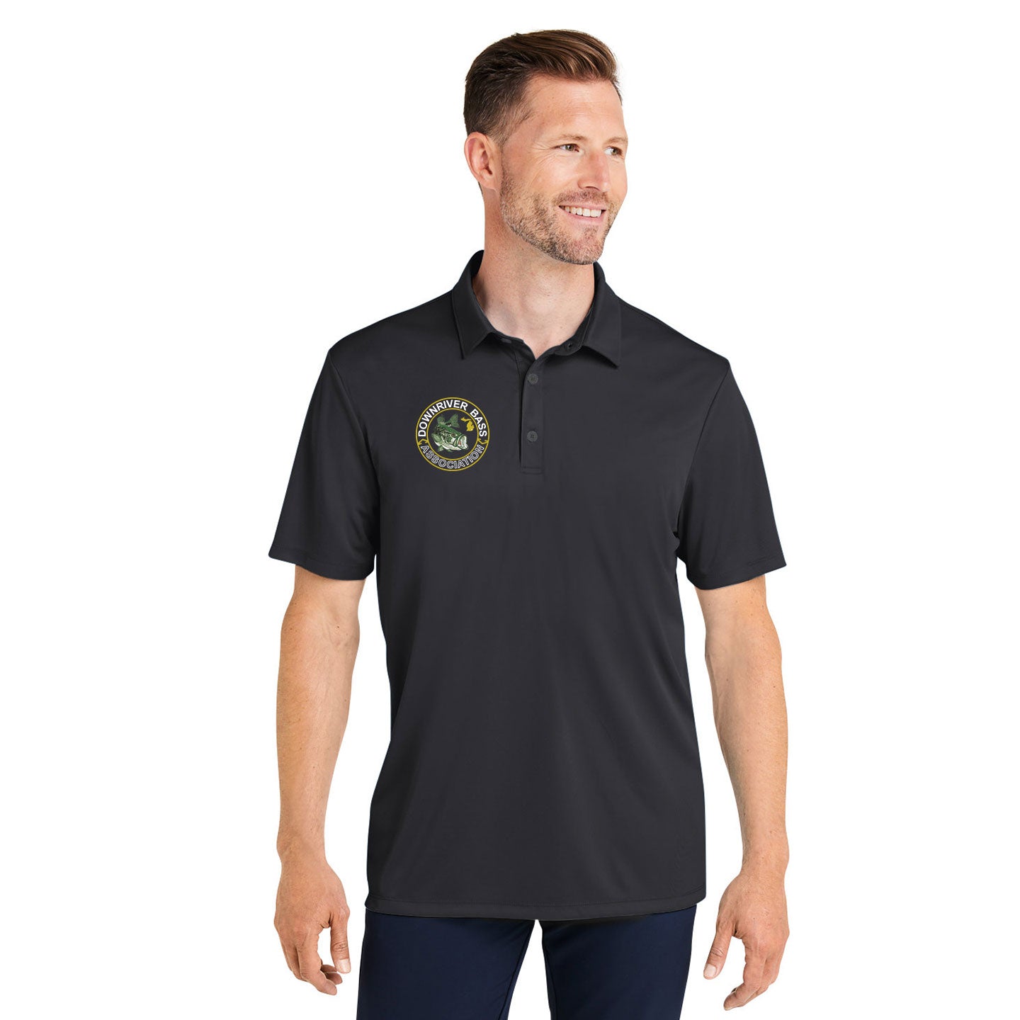Downriver Bass - HUK Men's Pursuit Performance Polo