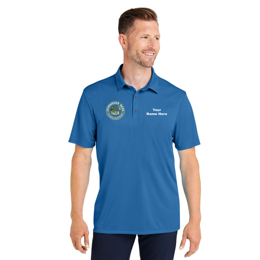 Downriver Bass - Personalized HUK Men's Pursuit Performance Polo