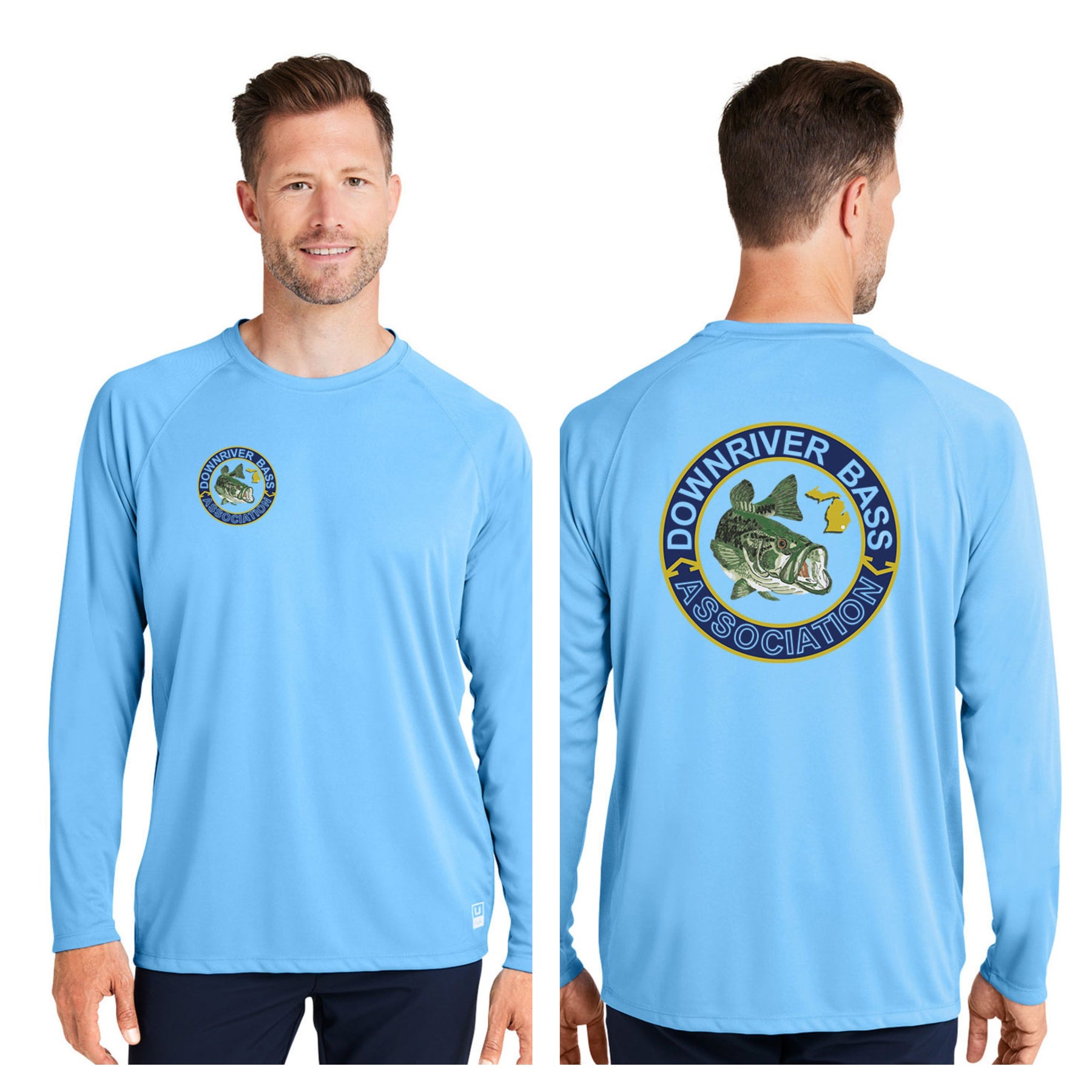 Downriver Bass - Huk Men's Pursuit Long-Sleeve T-Shirt