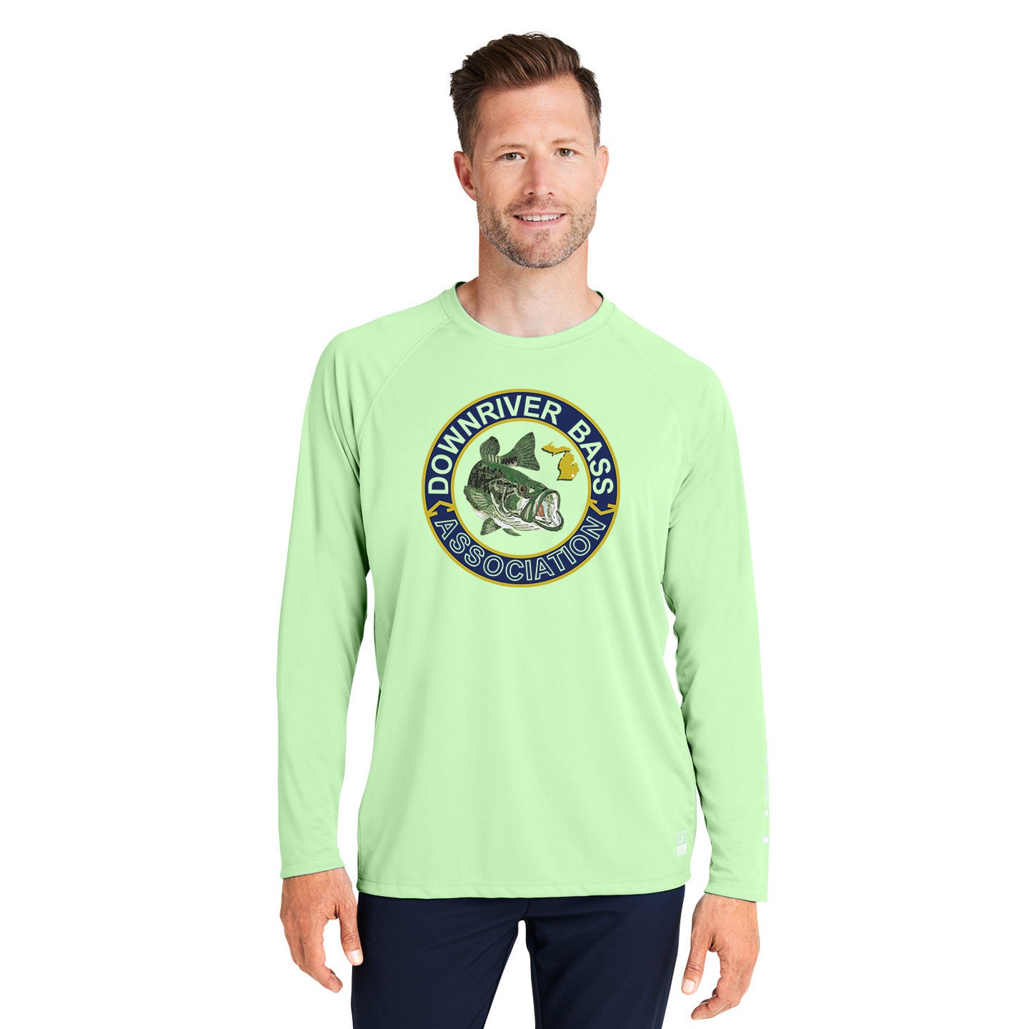 Downriver Bass - Huk Men's Pursuit Long-Sleeve T-Shirt