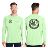 Downriver Bass - Personalized Huk Men's Pursuit Long-Sleeve T-Shirt