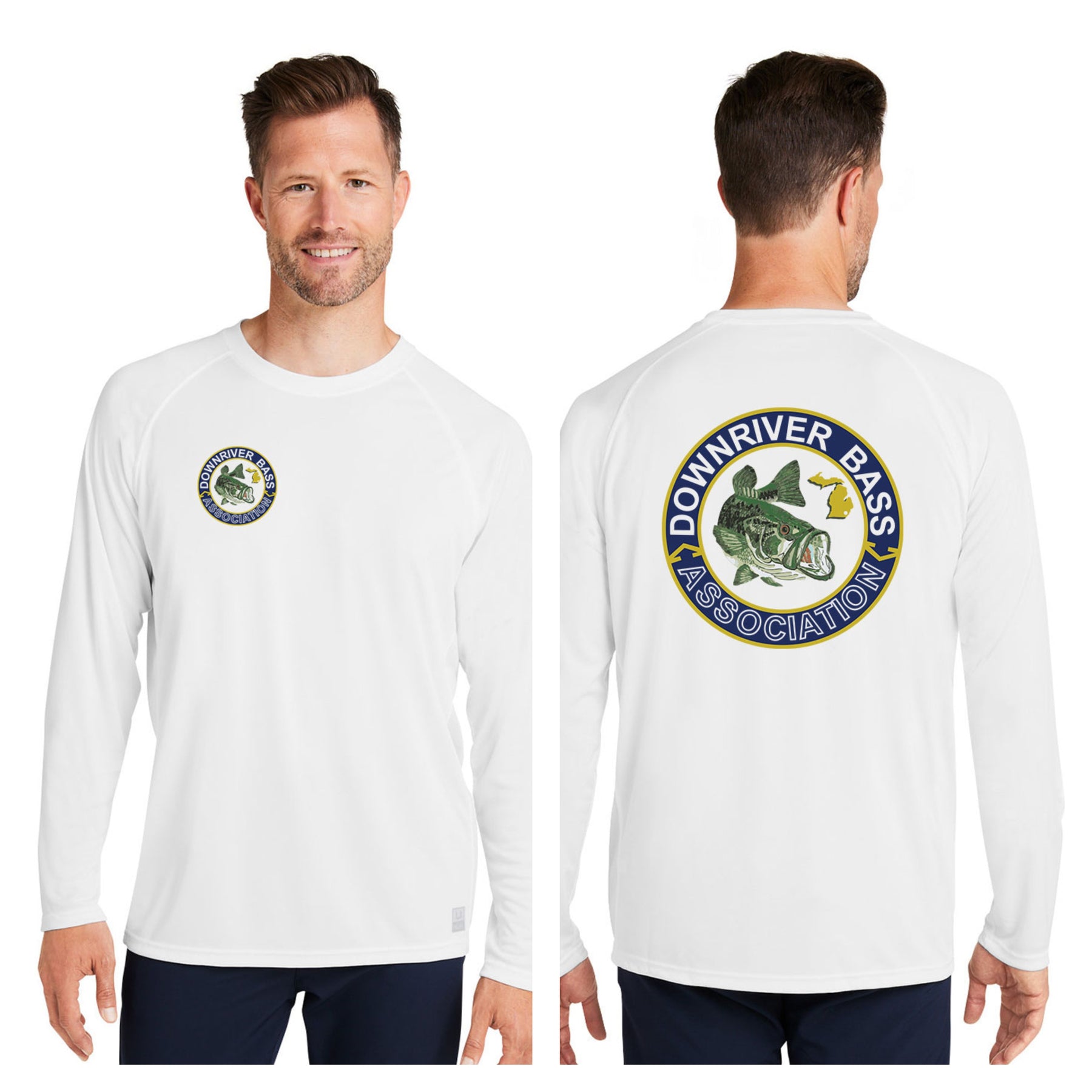 Downriver Bass - Huk Men's Pursuit Long-Sleeve T-Shirt