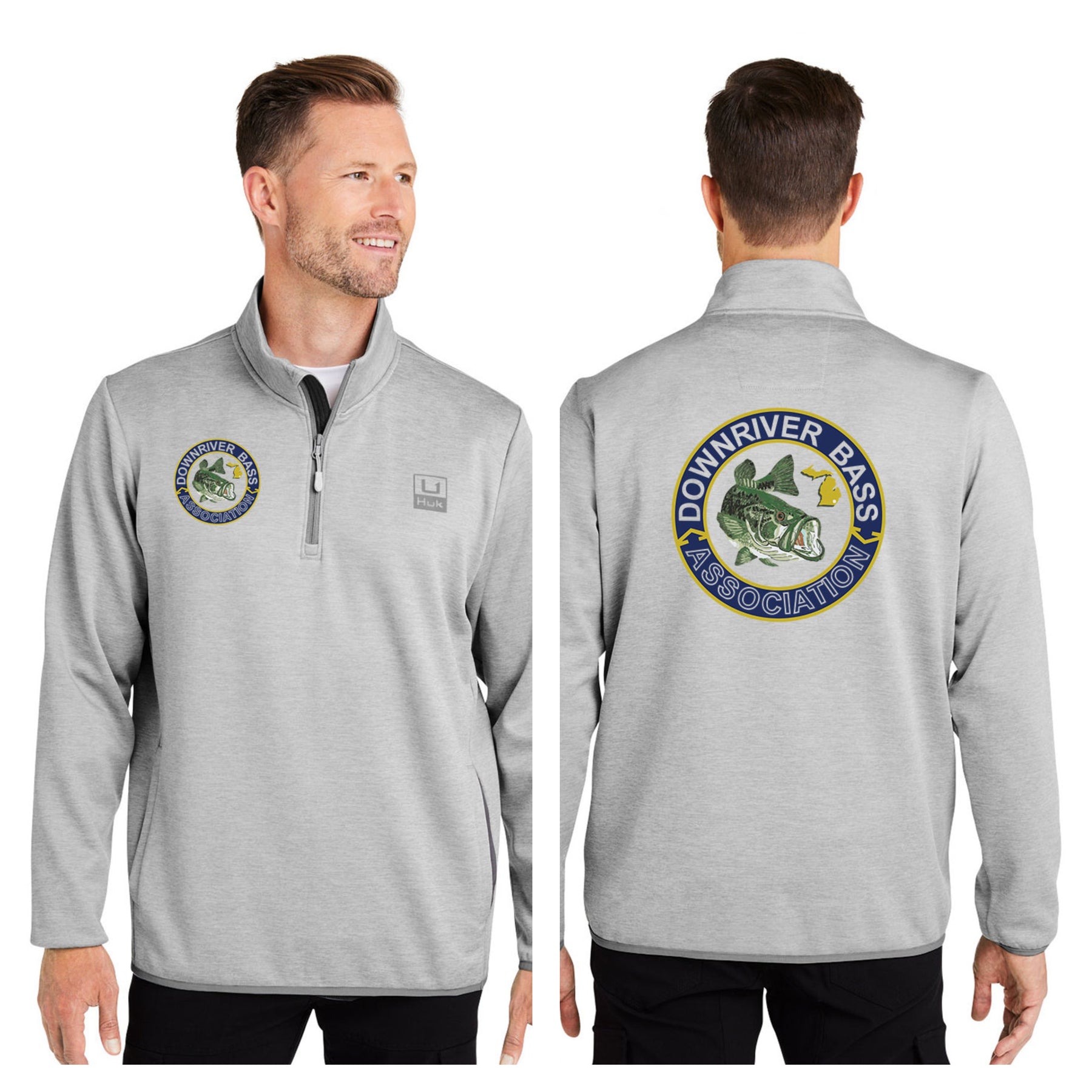Downriver Bass - Huk Men's Cold Front Quarter-Zip