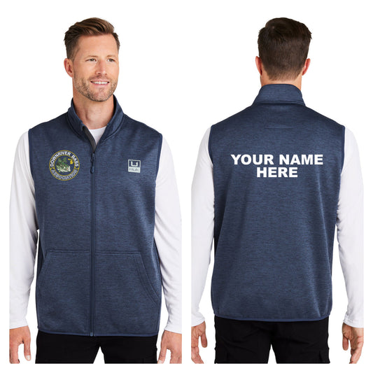 Downriver Bass - Personalized Huk Men's Cold Front Vest
