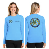 Downriver Bass - Personalized Huk Ladies' Pursuit Long-Sleeve T-Shirt