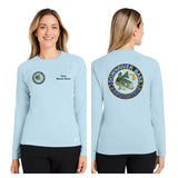 Downriver Bass - Personalized Huk Ladies' Pursuit Long-Sleeve T-Shirt