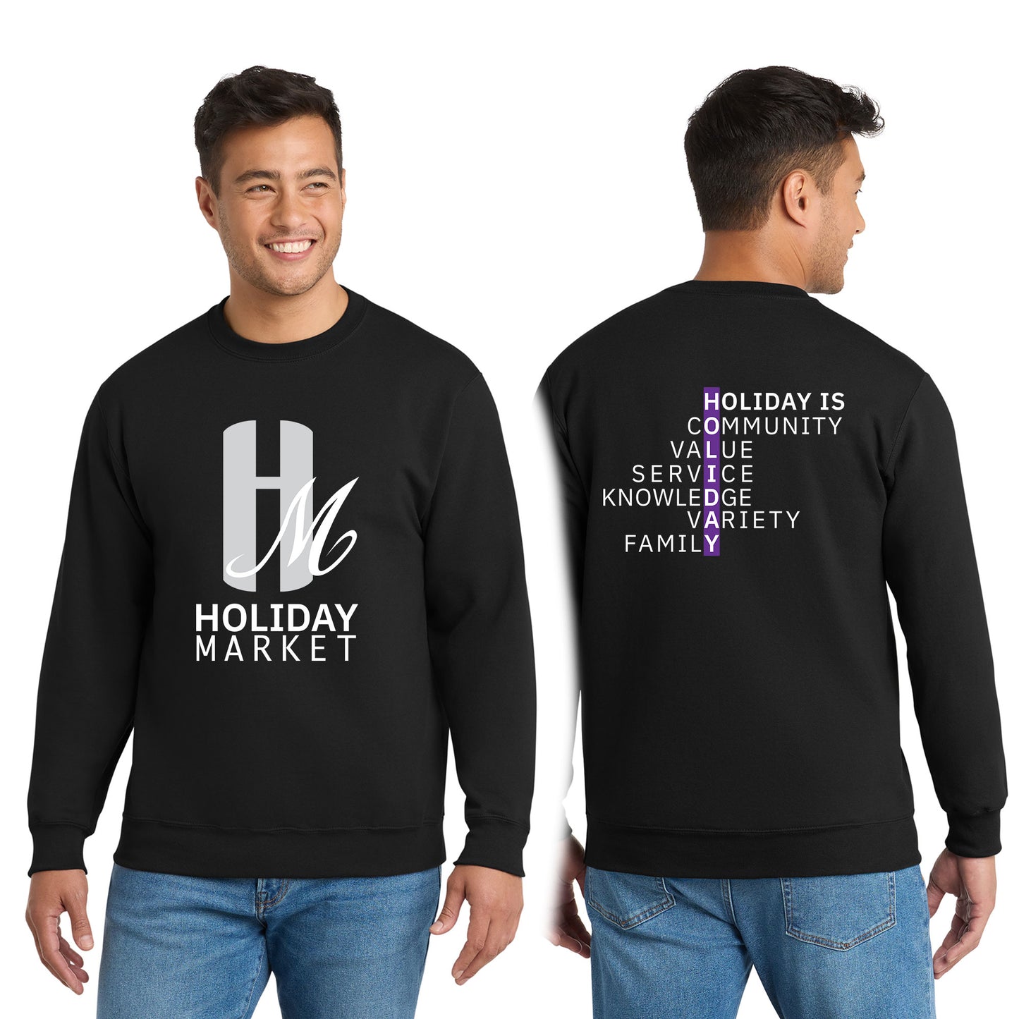 Holiday Market - Uniform Unisex Port&Co Sweatshirt