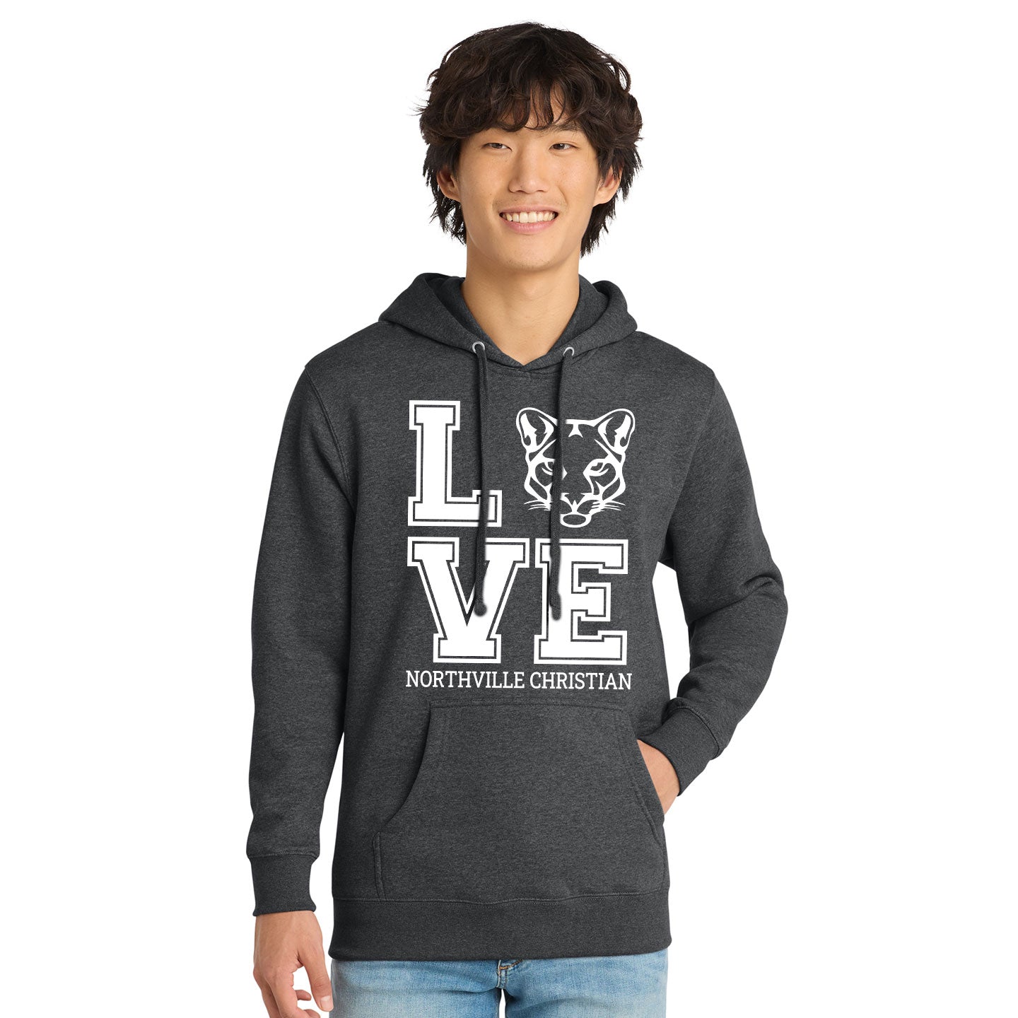 NVCS - Cougar Love Unisex Adult Fleece Hoodie