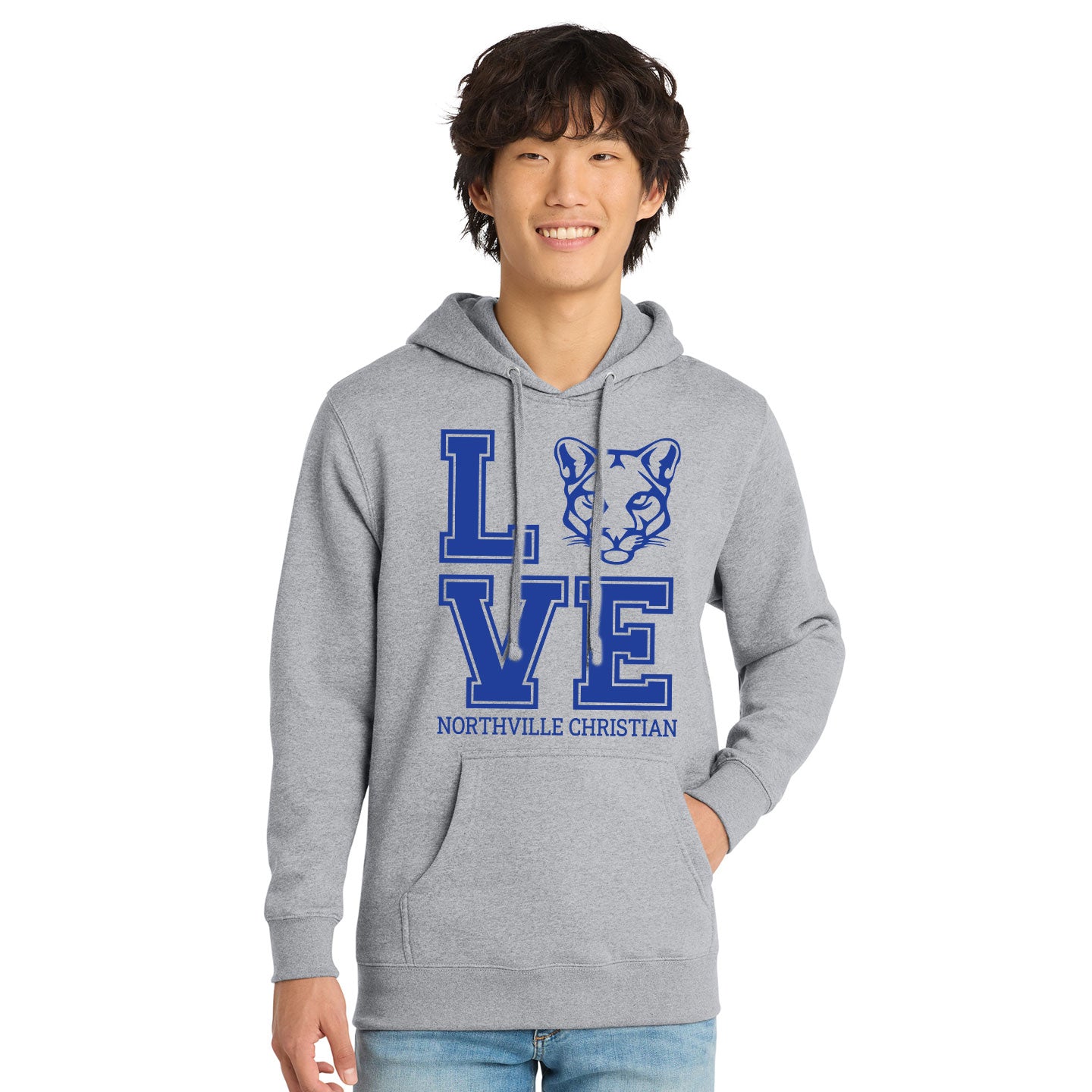NVCS - Cougar Love Unisex Adult Fleece Hoodie