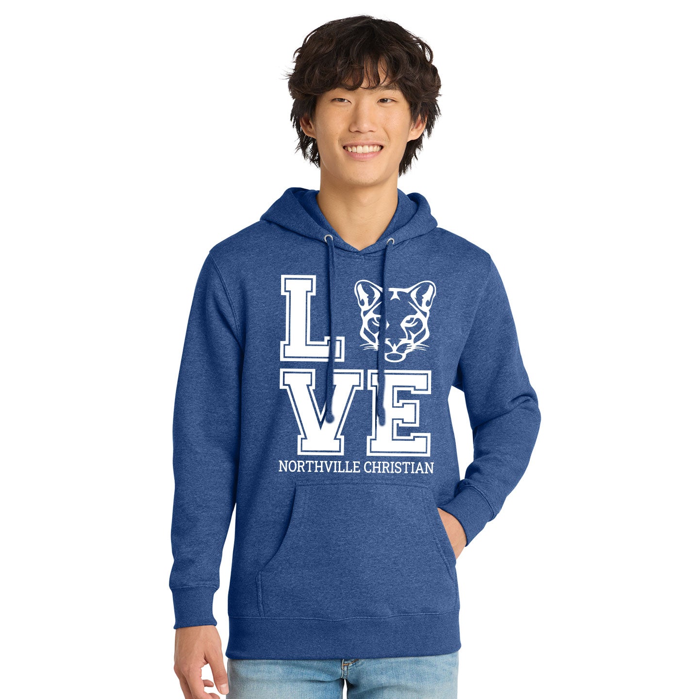 NVCS - Cougar Love Unisex Adult Fleece Hoodie