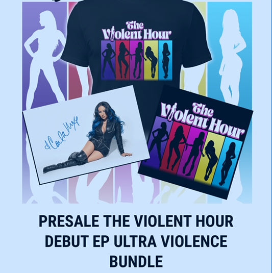 Carla Harvey The Violent Hour Silhouettes S3 ULTRA VIOLENT BUNDLE Poster + CD