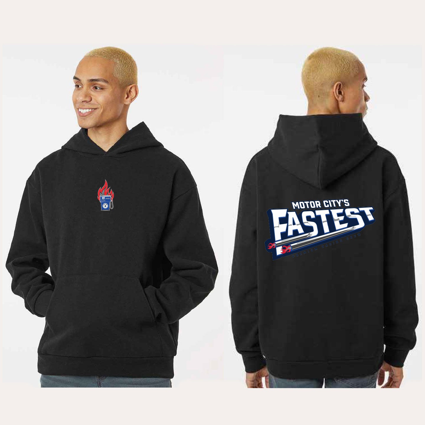 1KOctane - Motor City Fastest: Pistons - Independent Avenue Hoodie