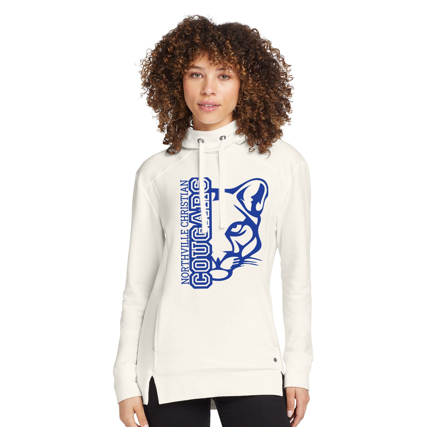 NVCS - Cougar Face Ogio Womens OGIO Fleece Hoodie