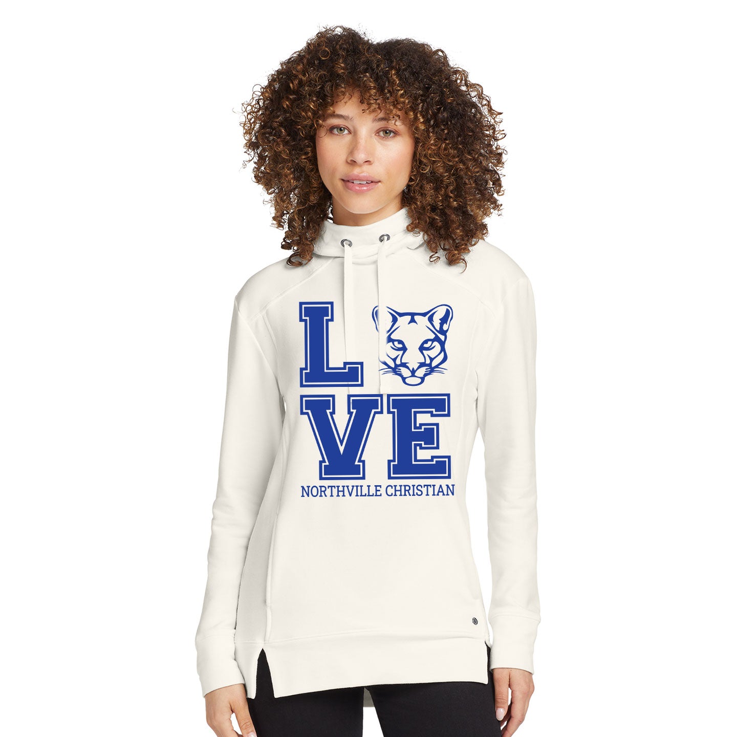 NVCS - Cougar Love Print Womens OGIO Hoodie