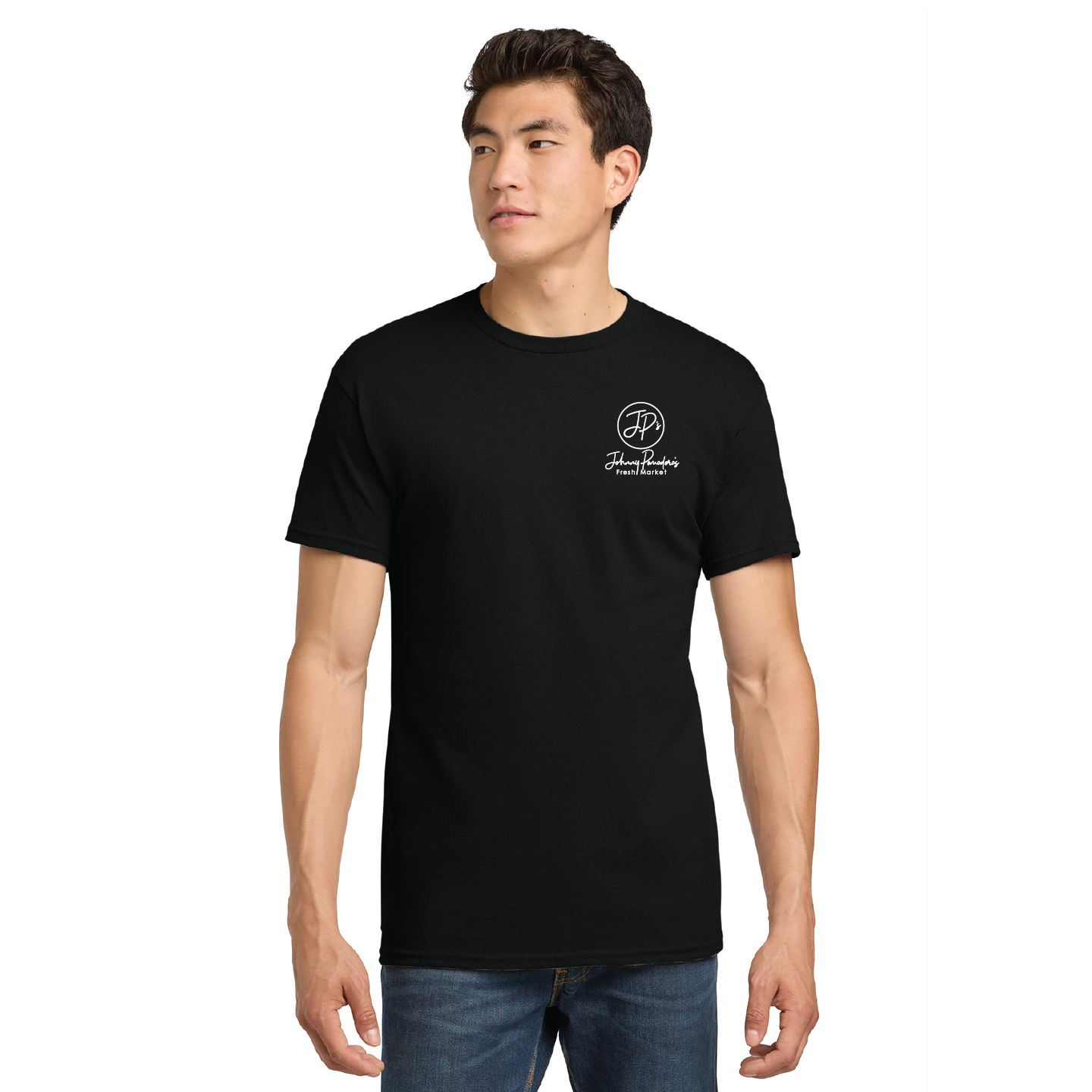 JP - Logo Embroidered Unisex Gildan Heavy Cotton Tee