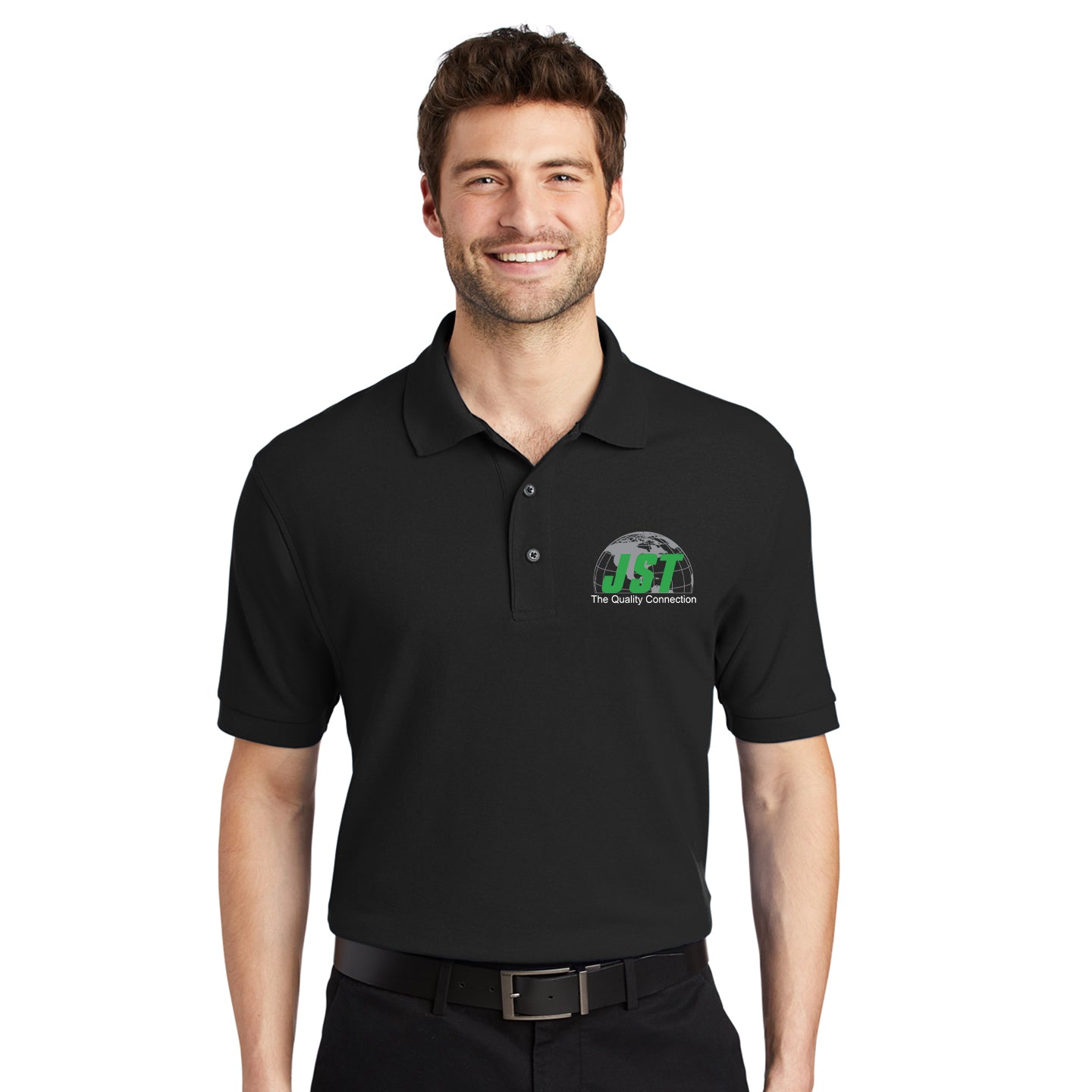 JST - Port Authority Silk Touch Embroidered Polo