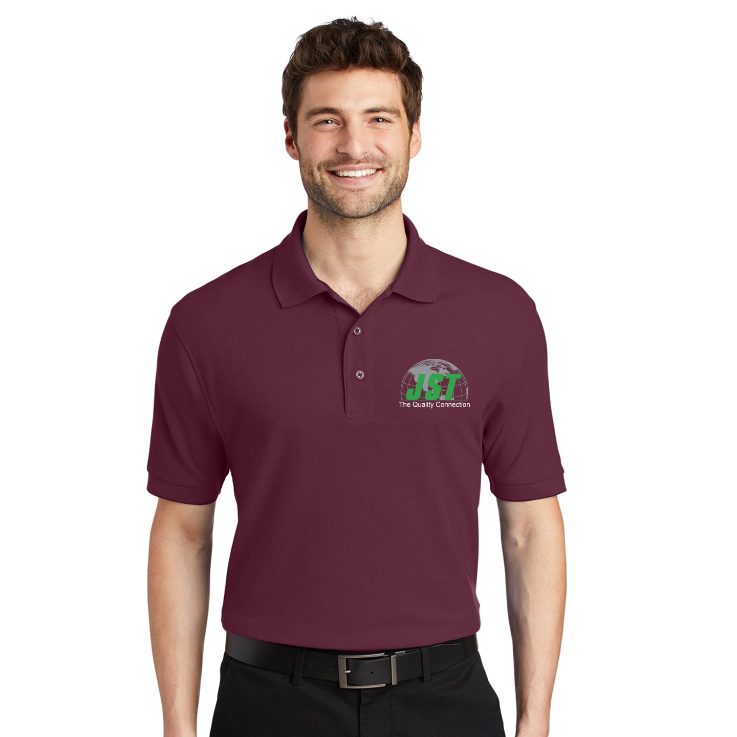 JST - Port Authority Silk Touch Embroidered Polo