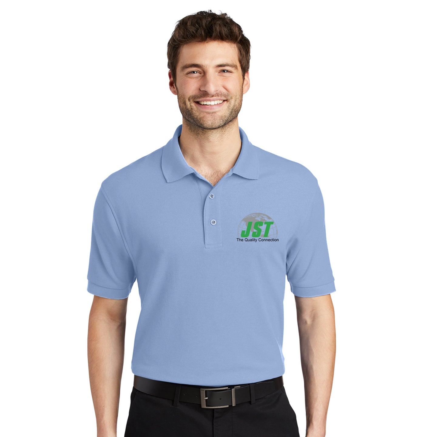JST - Port Authority Silk Touch Embroidered Polo