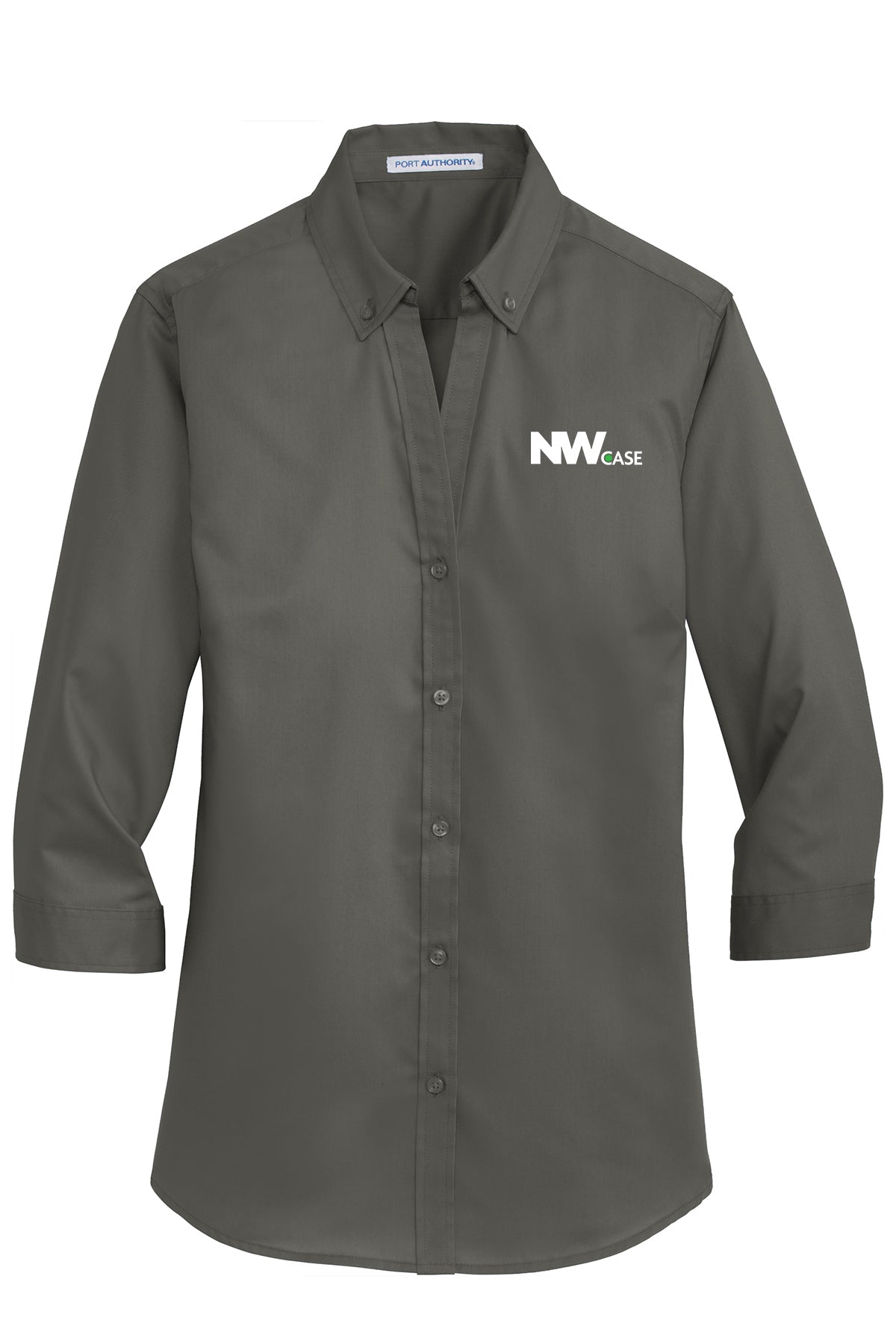 Nationwide Case Embroidered Port Authority® Ladies 3/4-Sleeve SuperPro™ Twill Shirt