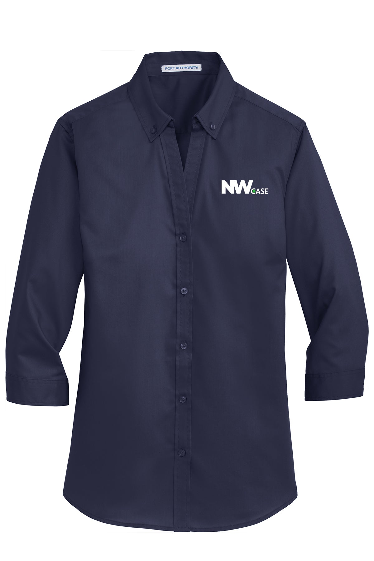 Nationwide Case Embroidered Port Authority® Ladies 3/4-Sleeve SuperPro™ Twill Shirt