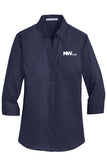 Nationwide Case Embroidered Port Authority® Ladies 3/4-Sleeve SuperPro™ Twill Shirt