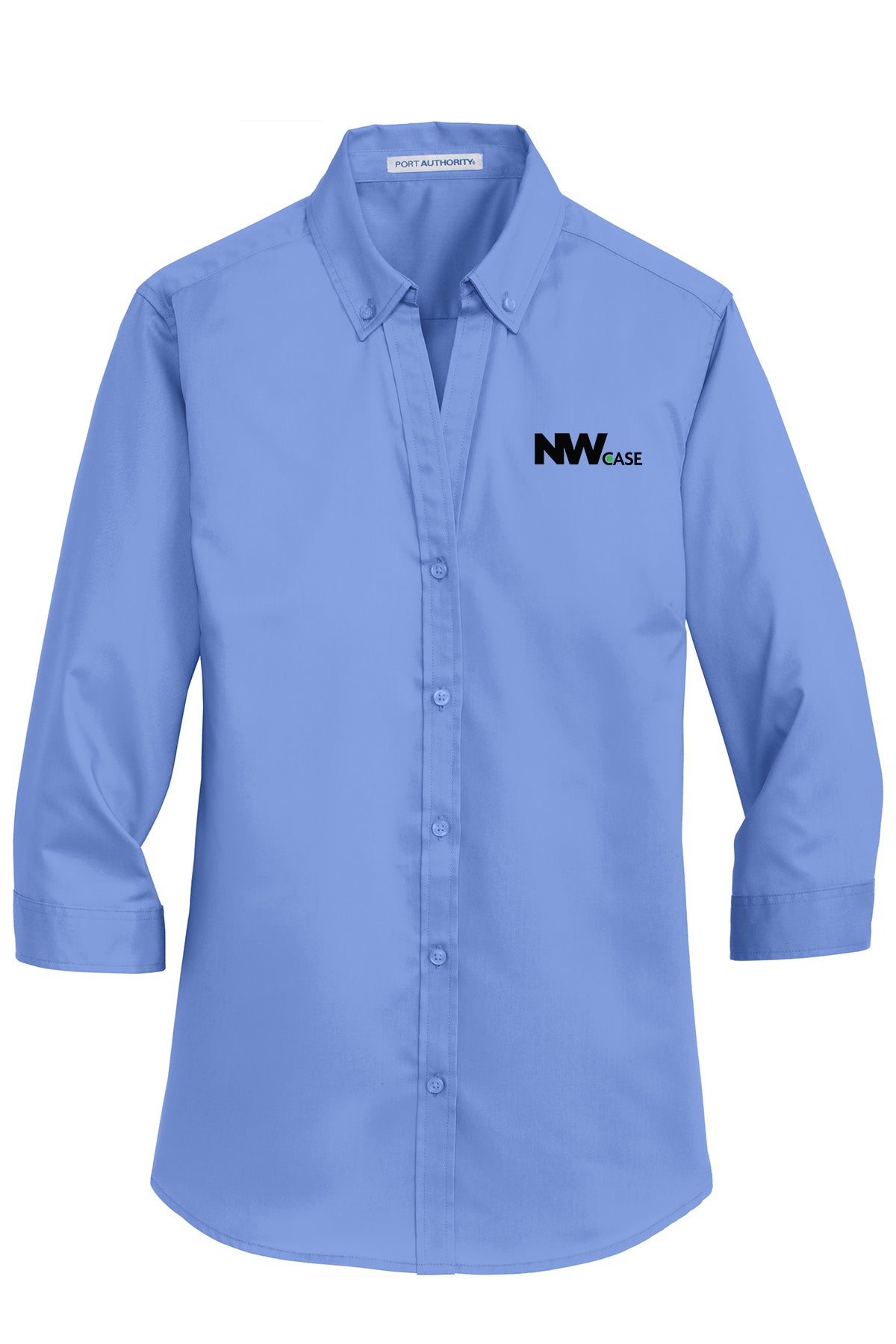 Nationwide Case Embroidered Port Authority® Ladies 3/4-Sleeve SuperPro™ Twill Shirt