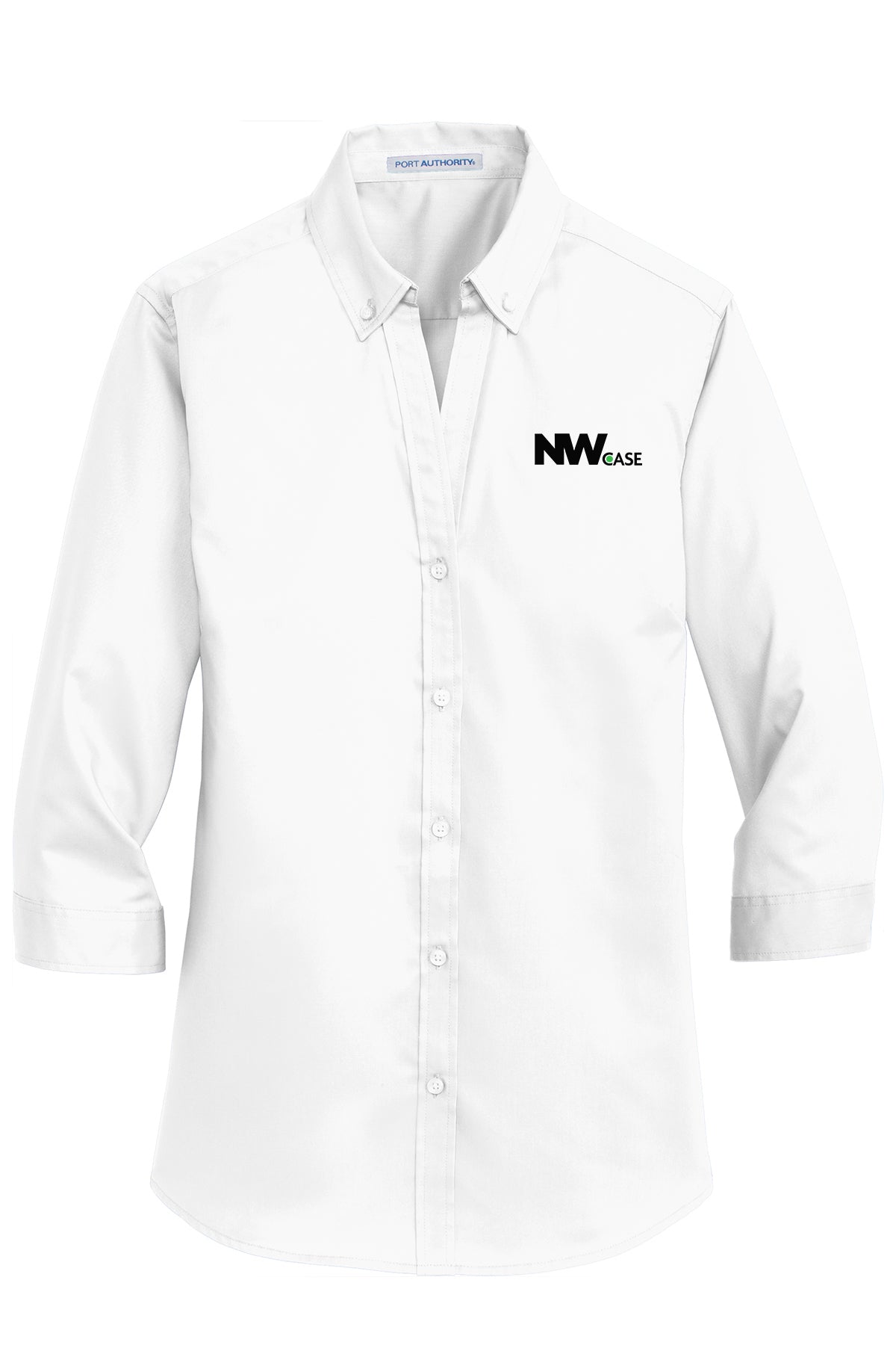 Nationwide Case Embroidered Port Authority® Ladies 3/4-Sleeve SuperPro™ Twill Shirt