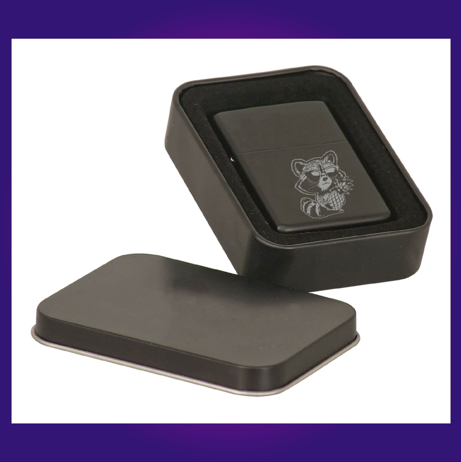 Domino Effect Apparel - Matte Lighter in Black Tin