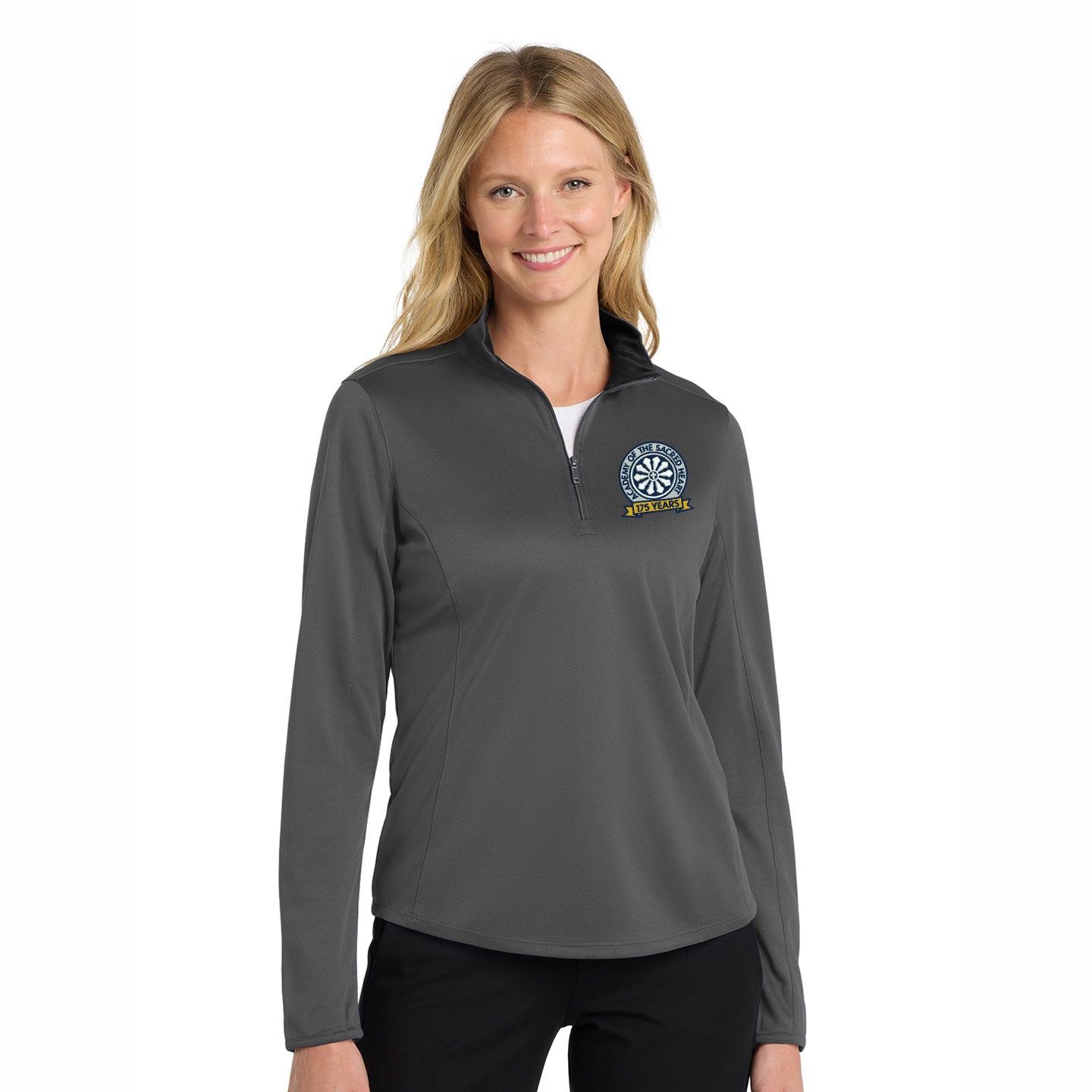 ASH -  Embroidered 175 Years Women's Port Authority Silk Touch 1/4-Zip