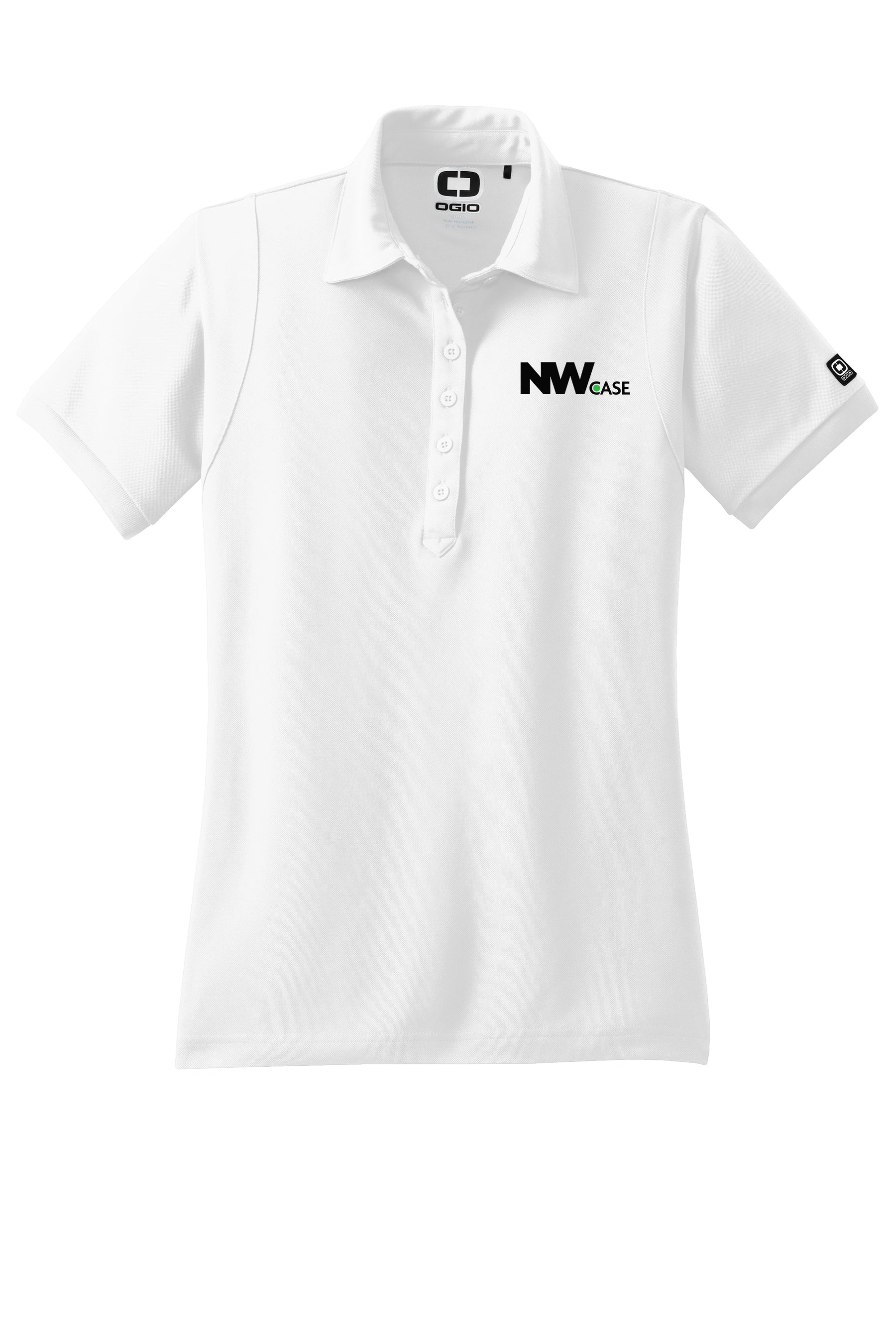 Nationwide Case Embroidered Women's 100% Polyester Jewel Polo T-Shirt