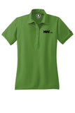 Nationwide Case Embroidered Women's 100% Polyester Jewel Polo T-Shirt