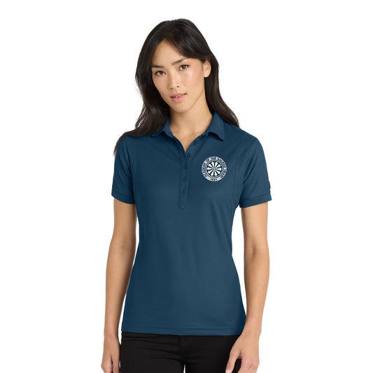 ASH -  Embroidered Rose Window Women's OGIO Jewel Performance Polo