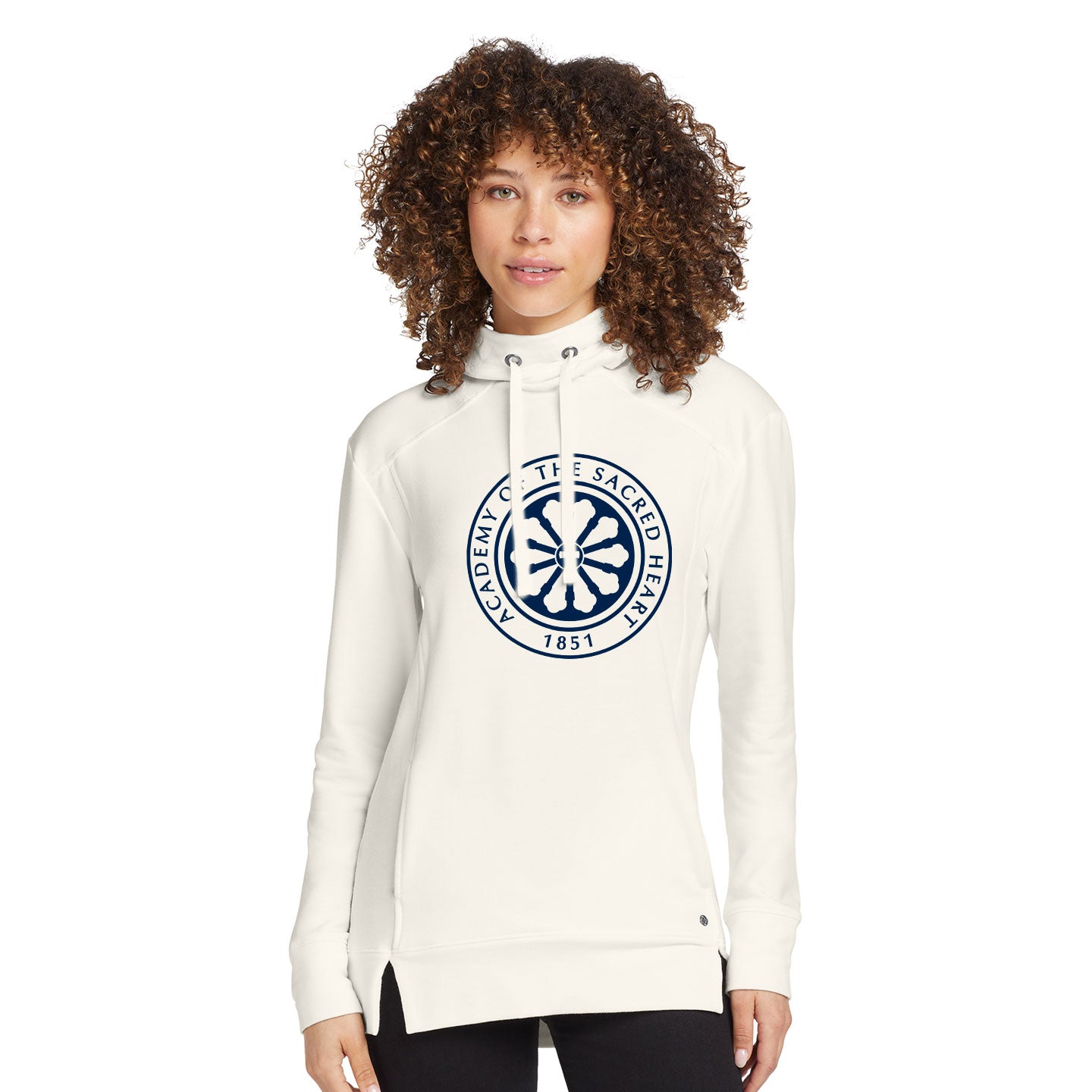 ASH - Printed Rose Window Women's OGIO Luuma Pullover Hoodie