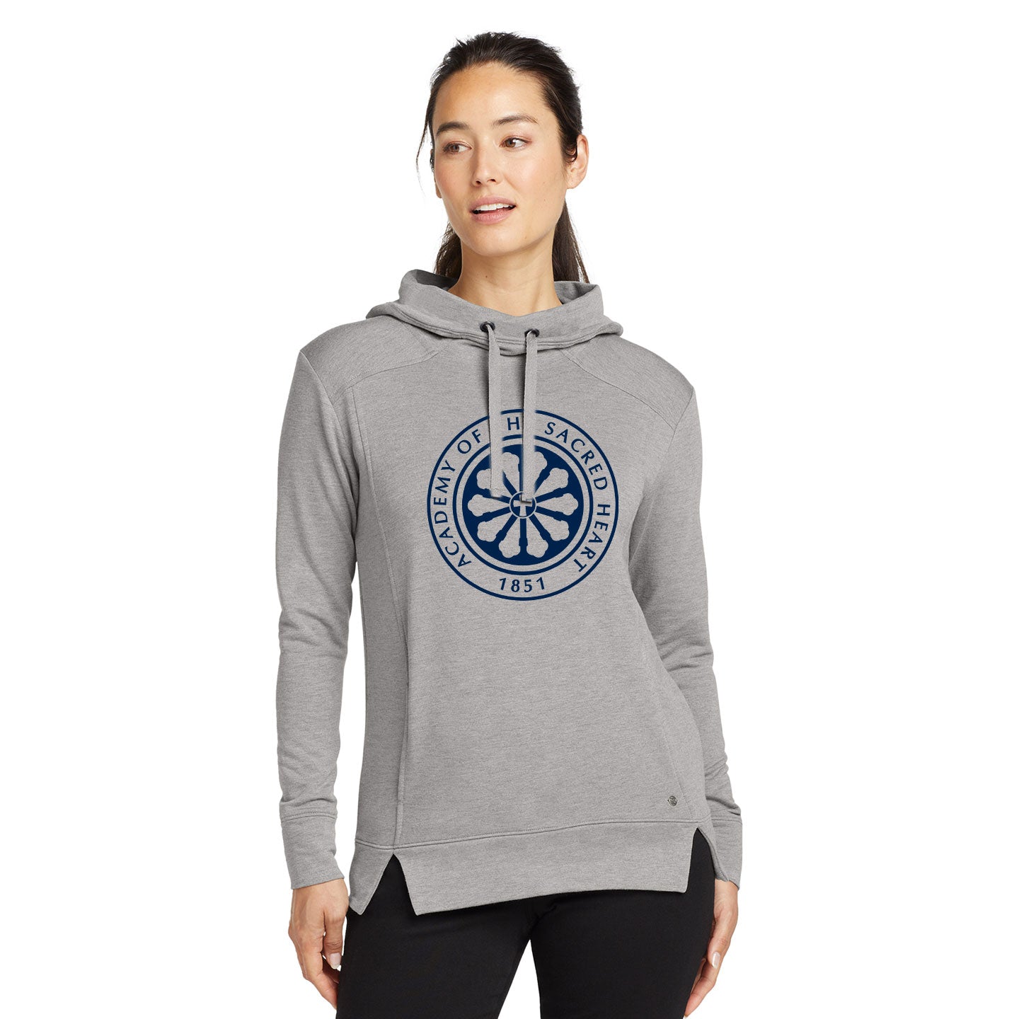 ASH - Printed Rose Window Women's OGIO Luuma Pullover Hoodie