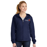 AAUW - Embroidered Sport-Tek Ladies Colorblock Hooded Raglan Jacket