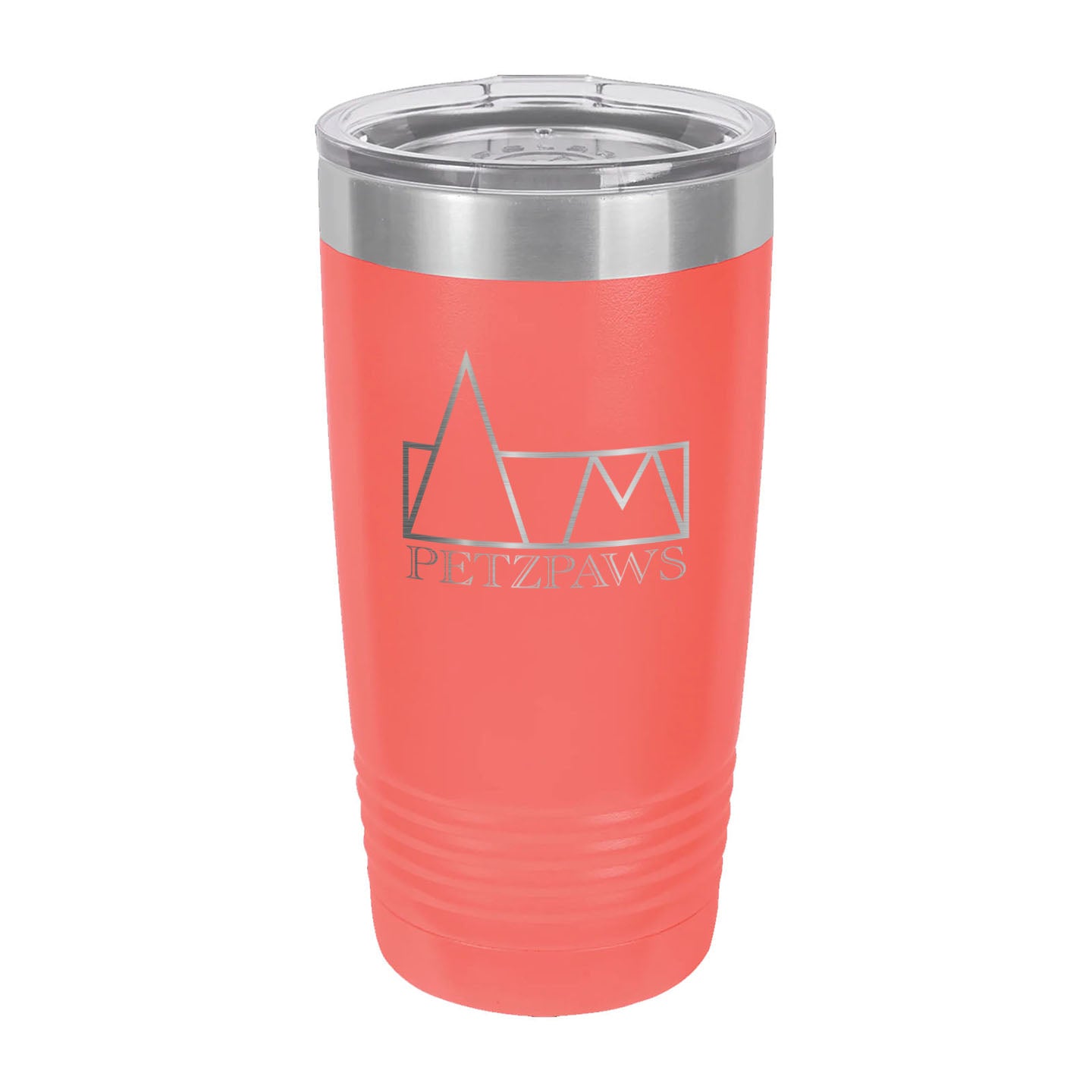 Petzpaws - Laser Engraved 20oz Tumblr with Sliding Lid