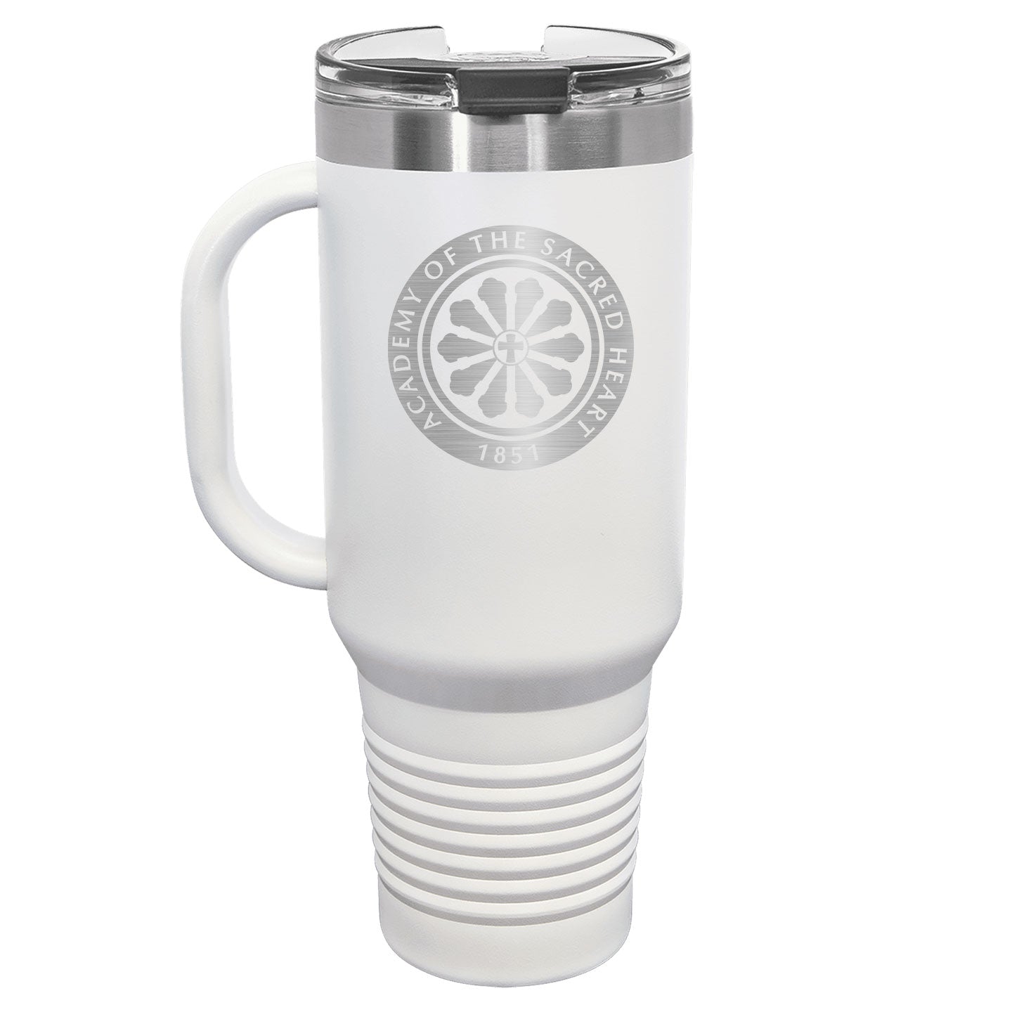 Rose Window Engraved Polar Camel 40oz Travel Mug - Thumbnail 5