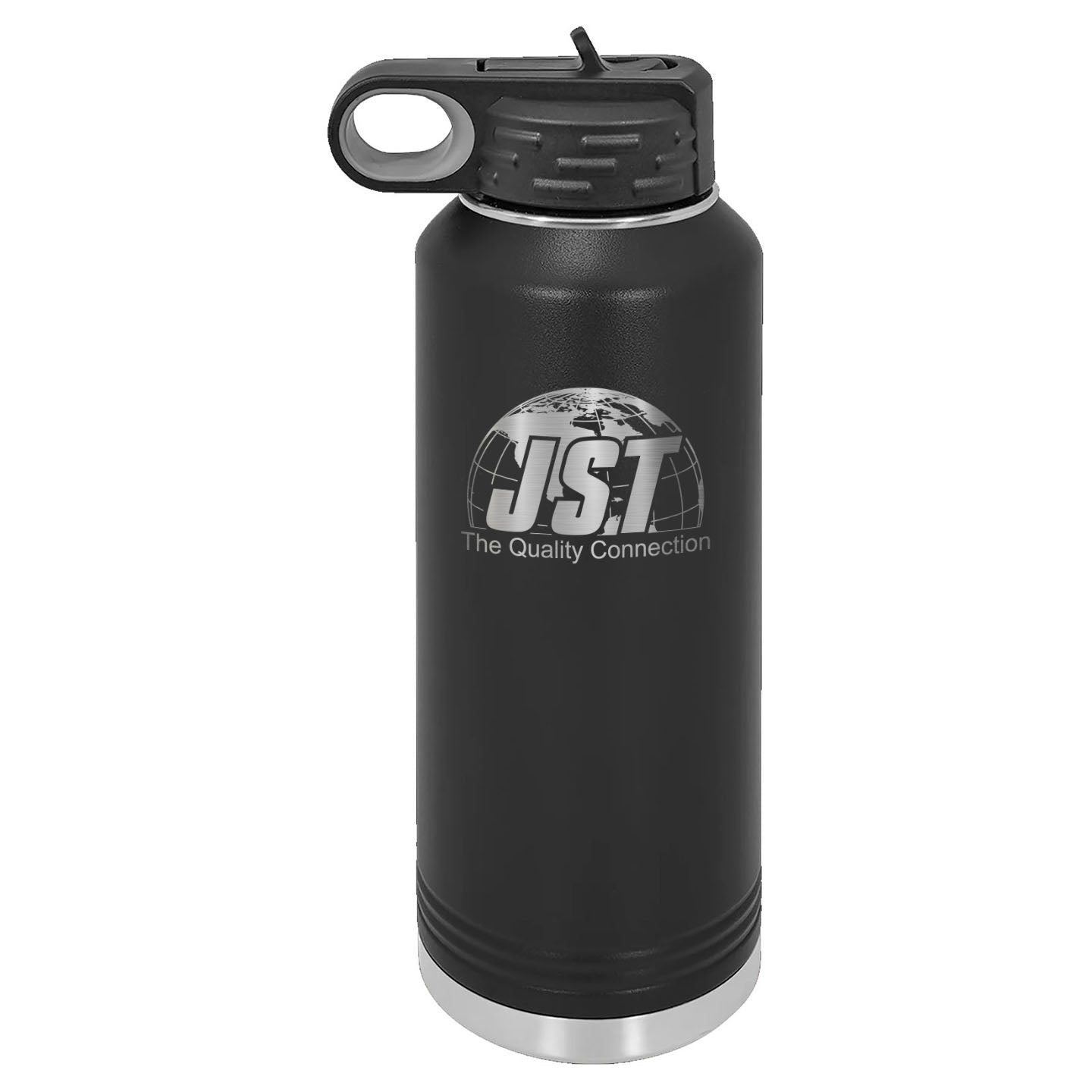 JST - Laser Engraved 32oz Water Bottle with Flip Lid