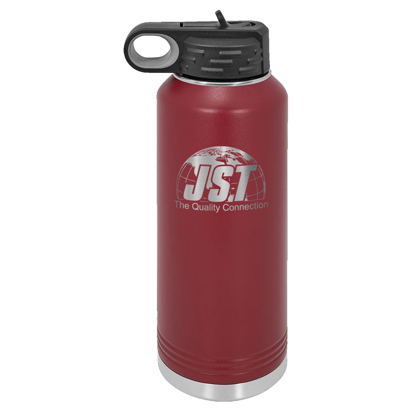 JST - Laser Engraved 32oz Water Bottle with Flip Lid