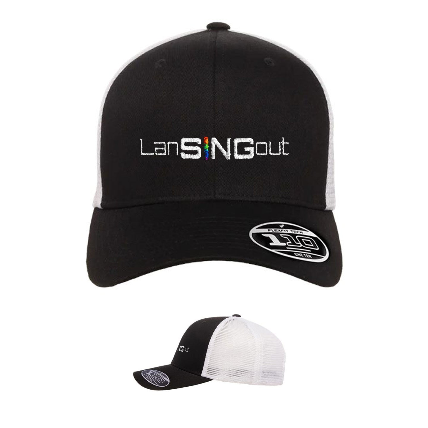 LanSINGout -  Wide Logo Flexfit Trucker Cap