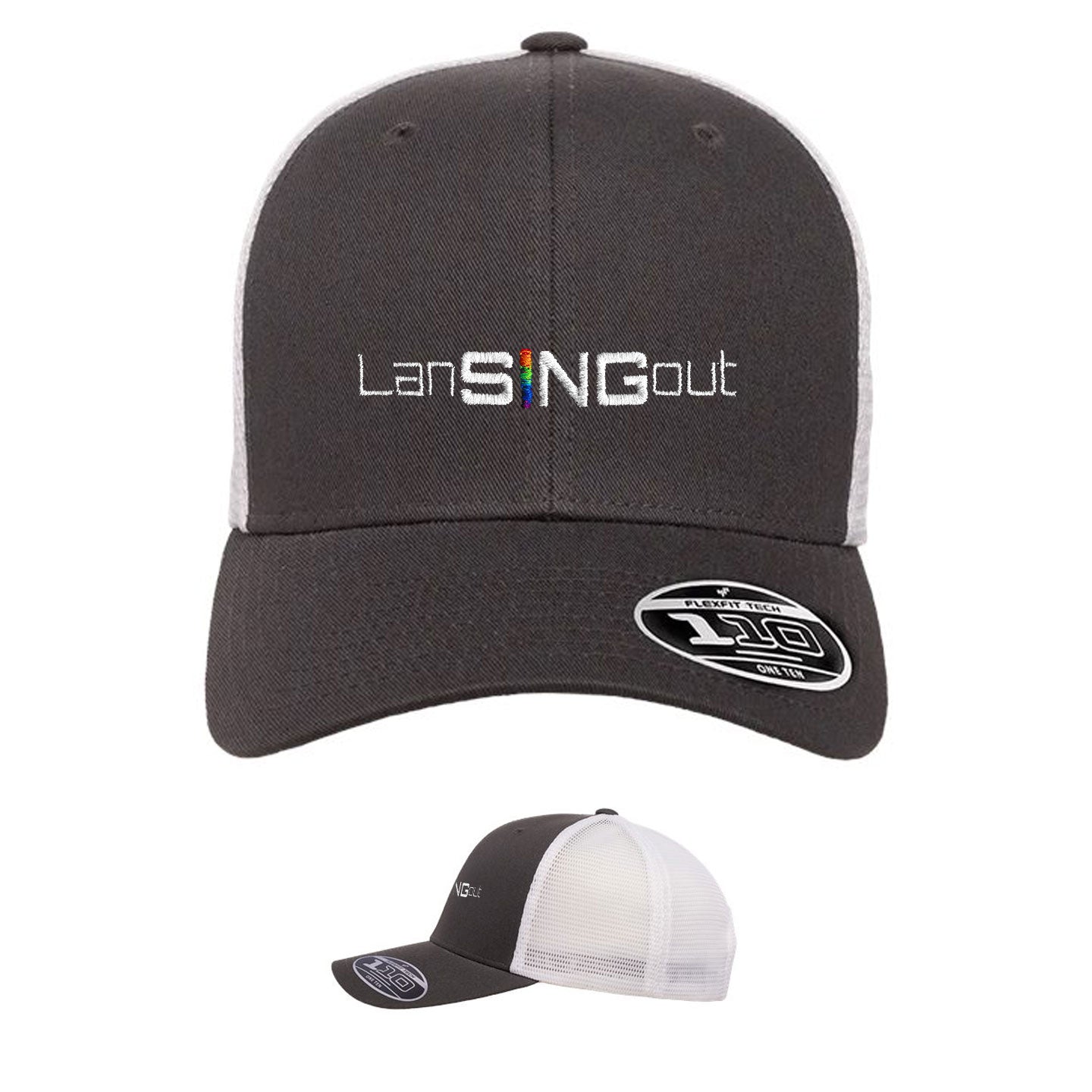LanSINGout -  Wide Logo Flexfit Trucker Cap