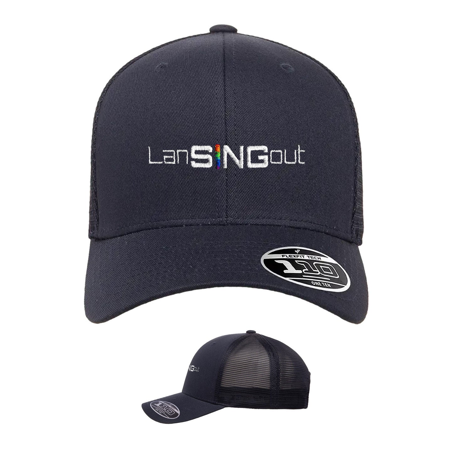 LanSINGout -  Wide Logo Flexfit Trucker Cap