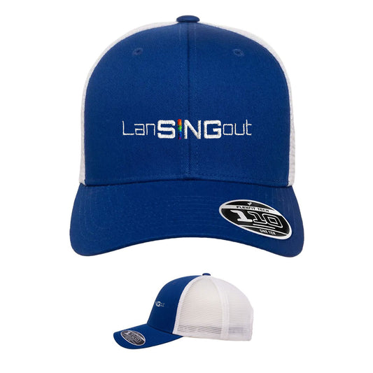 LanSINGout -  Wide Logo Flexfit Trucker Cap