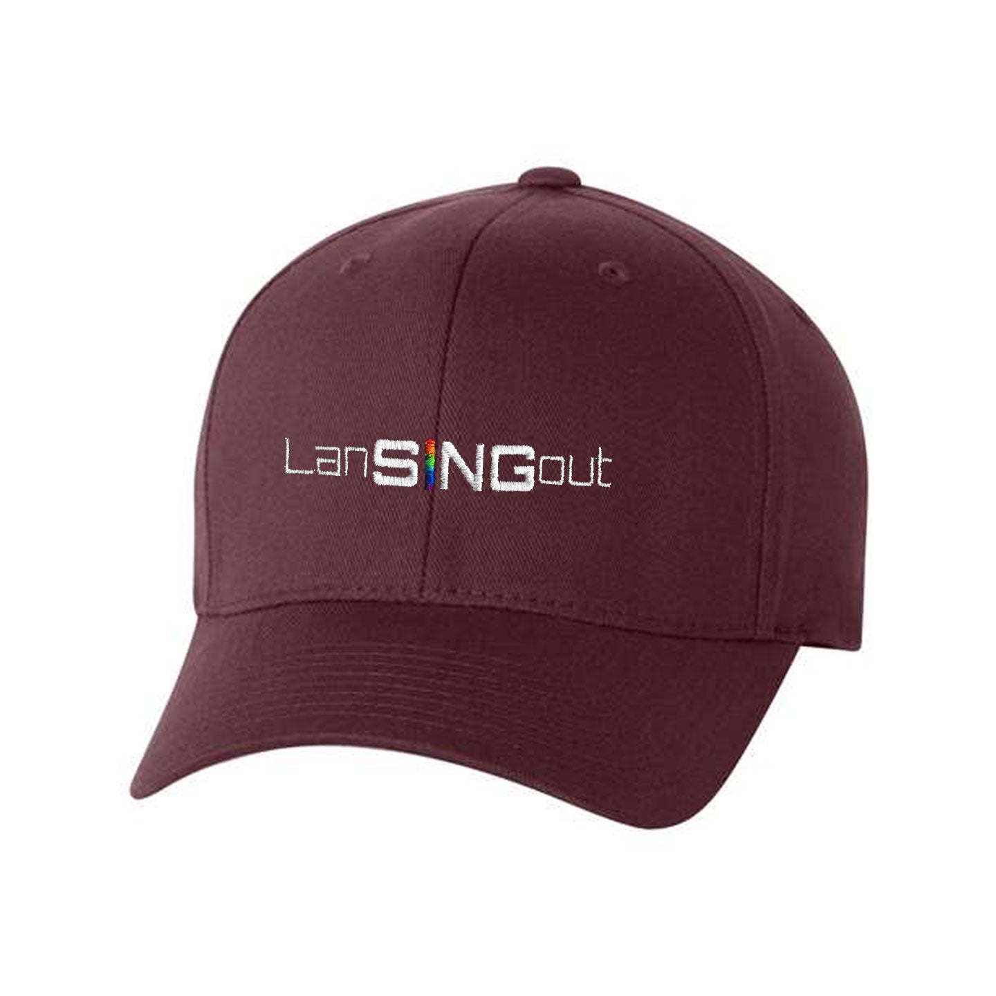 LanSINGout -  Wide Logo Flexfit Structured Cap