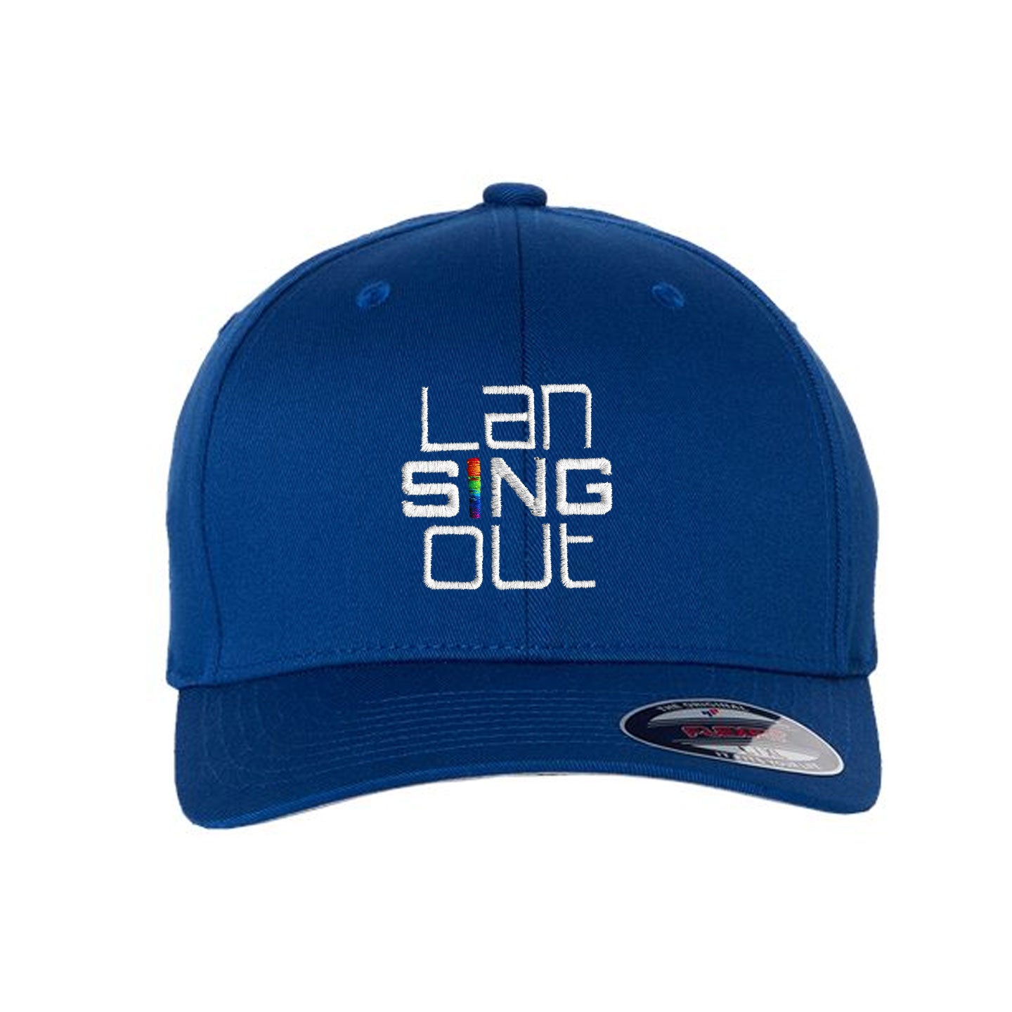 LanSINGout -  Stacked Logo Flexfit Structured Cap