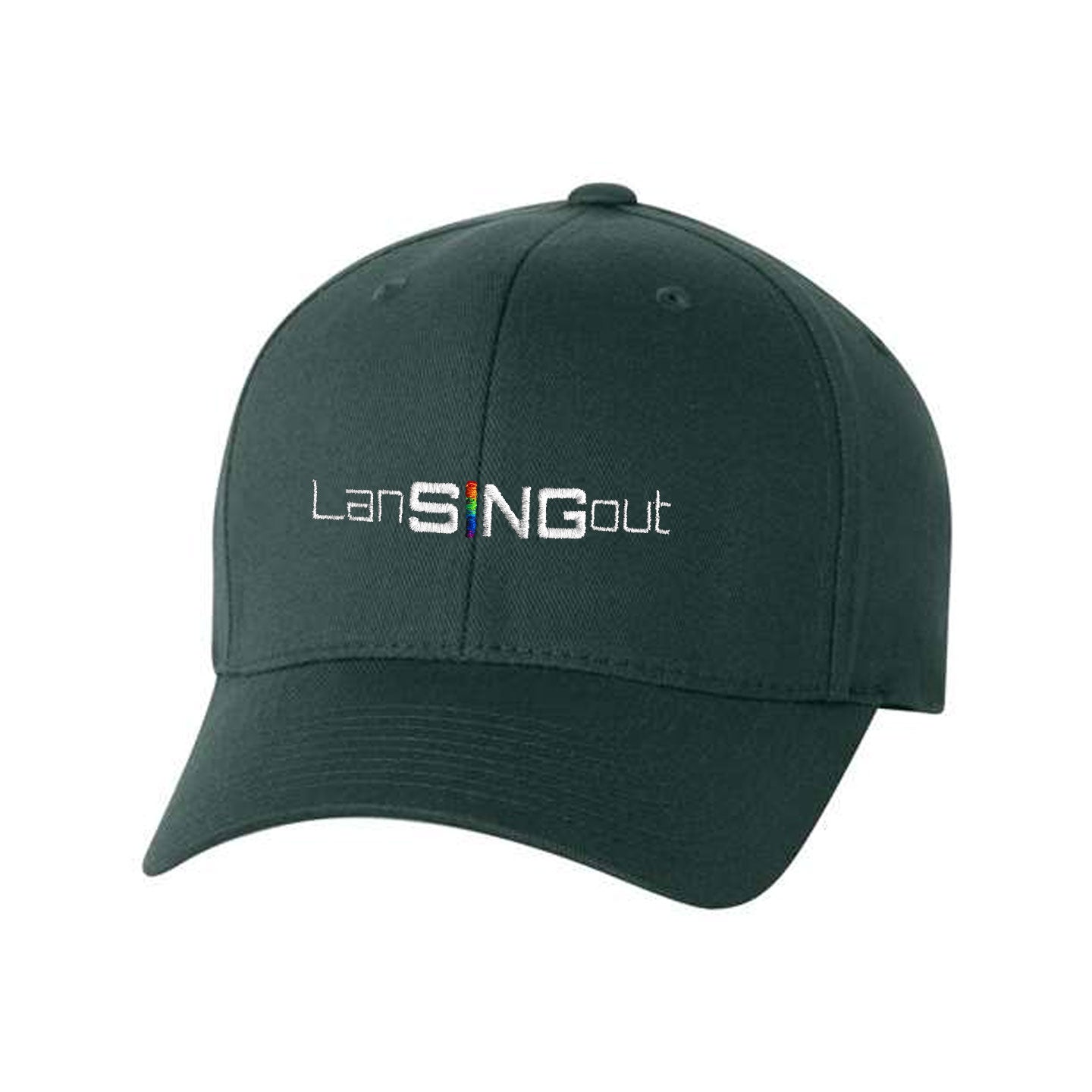 LanSINGout -  Wide Logo Flexfit Structured Cap
